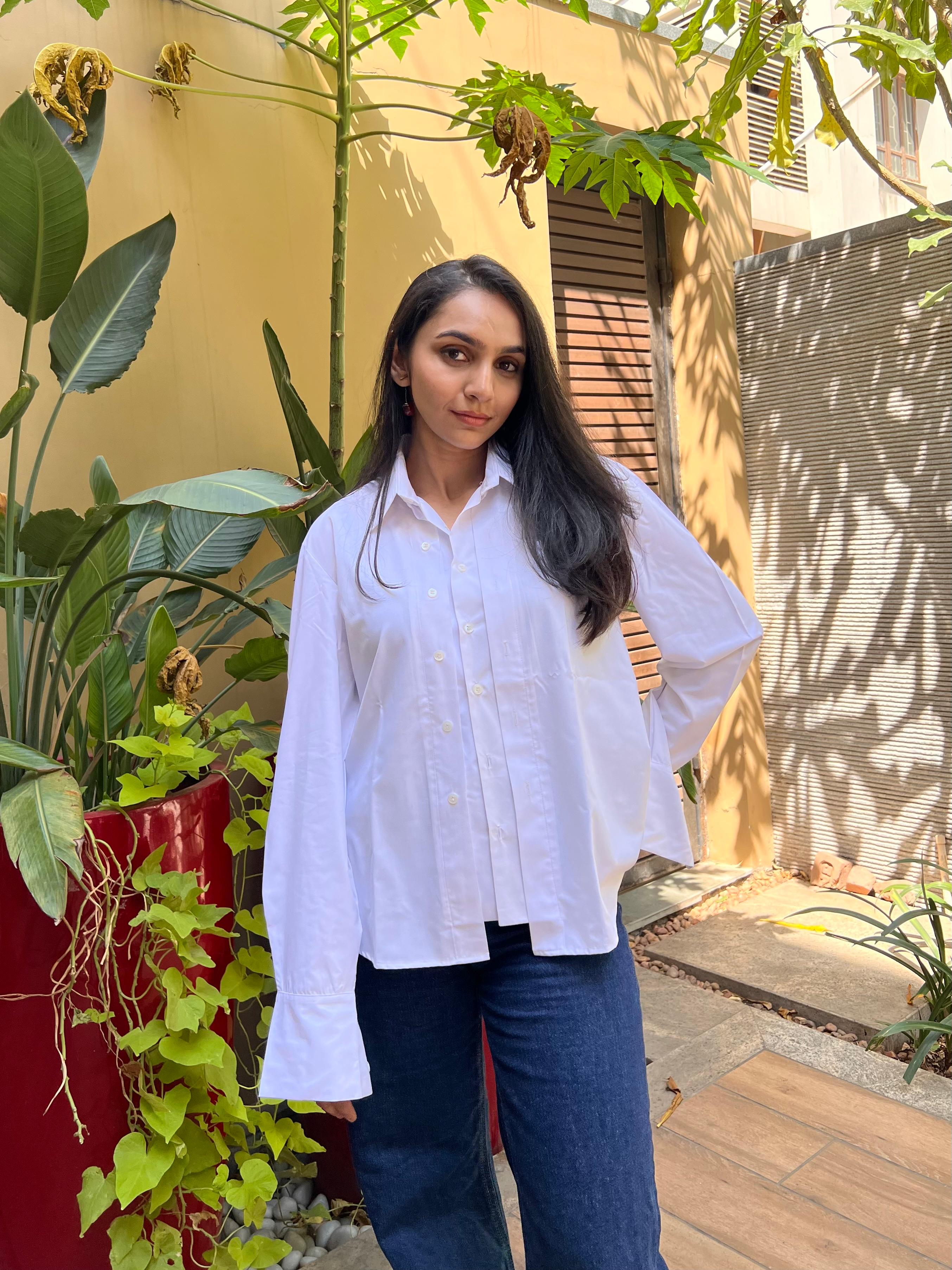 Double Collar Shirt - Premium Women's Tops
