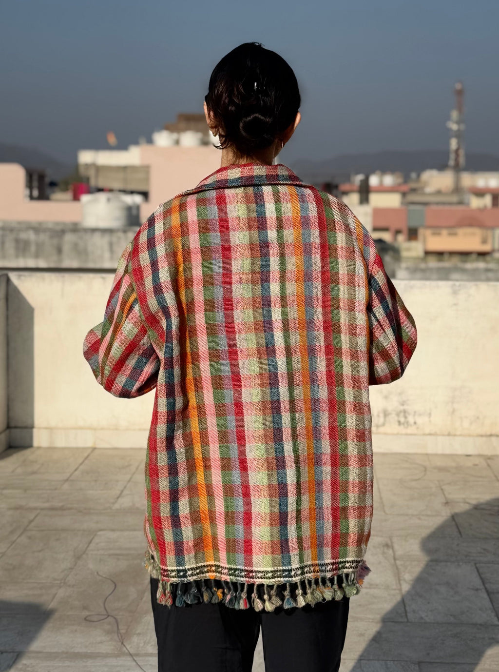 Handwoven Merino Wool Pattu Jacket