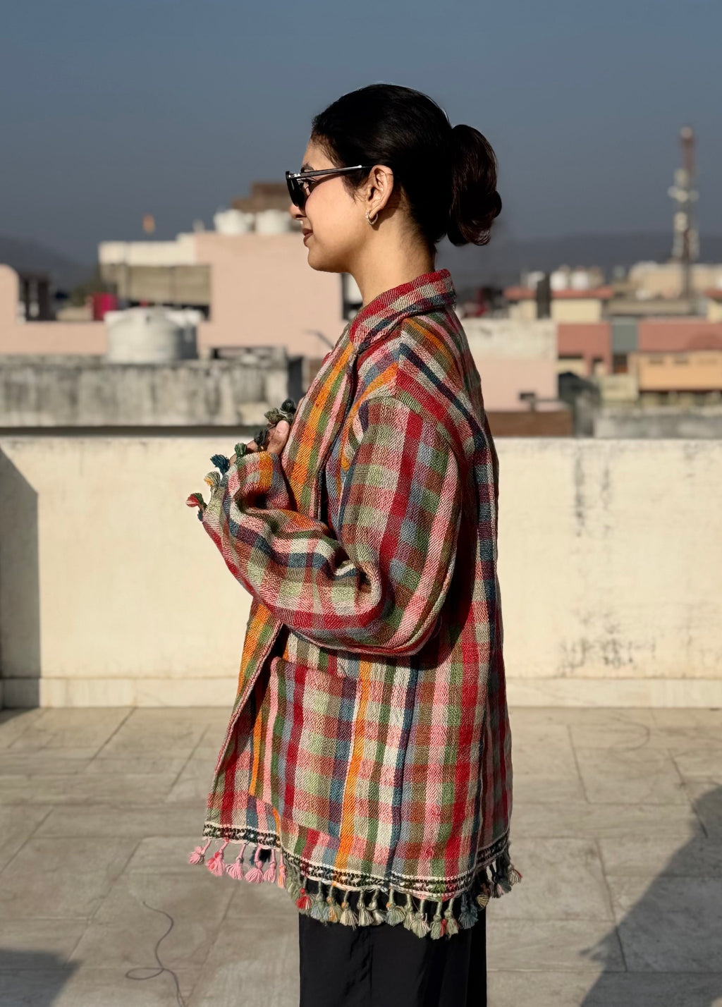 Handwoven Merino Wool Pattu Jacket