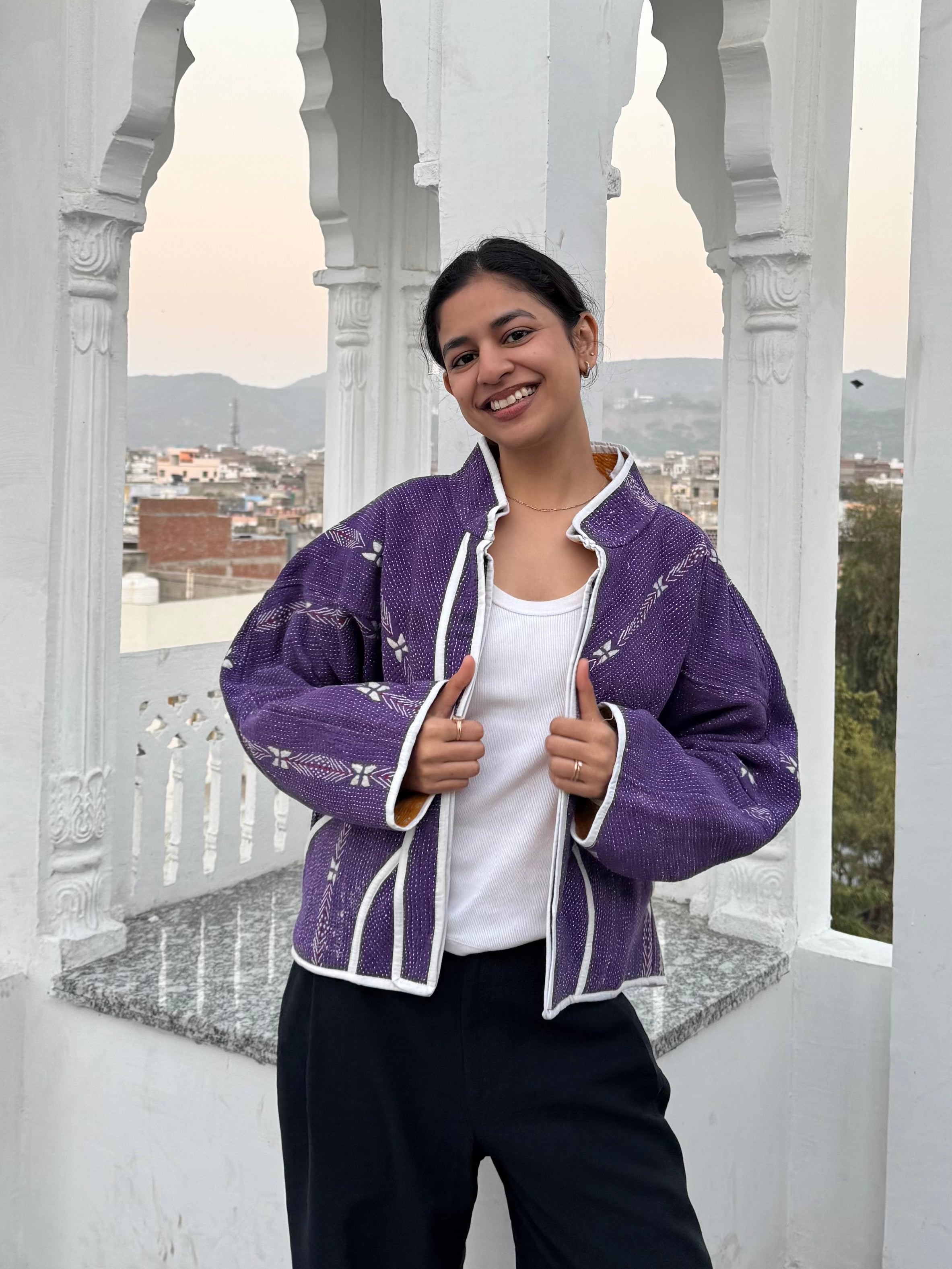 01 Kantha Patchwork Jackets - Reversible