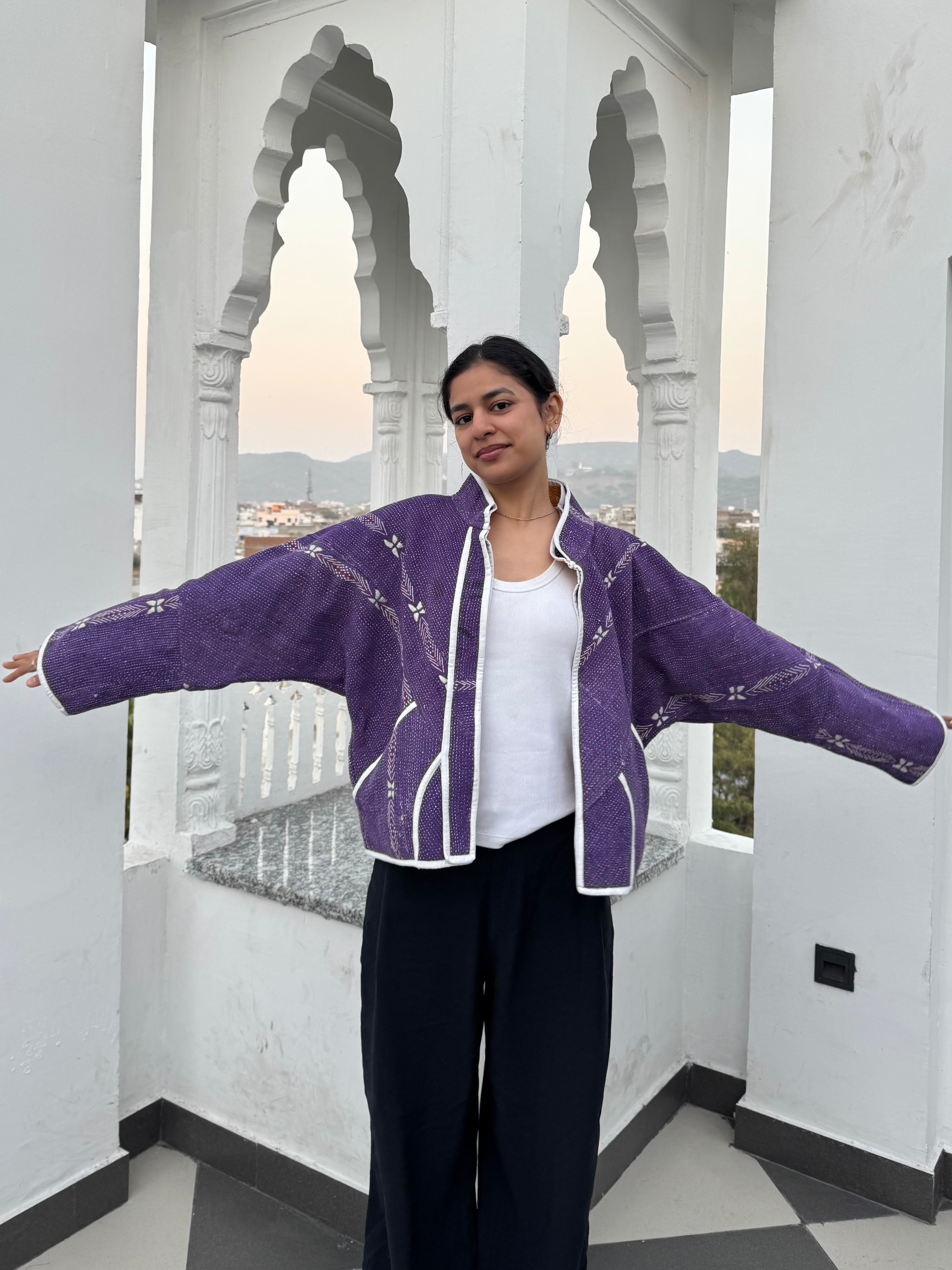 01 Kantha Patchwork Jackets - Reversible