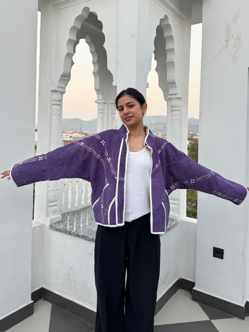 01 Kantha Patchwork Jackets - Reversible