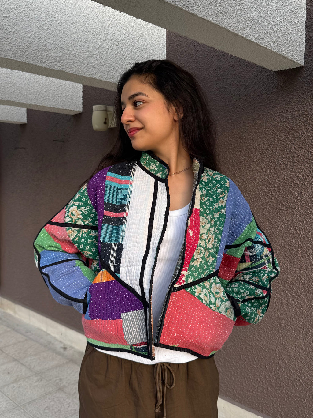 01-Cropped Kantha Jacket