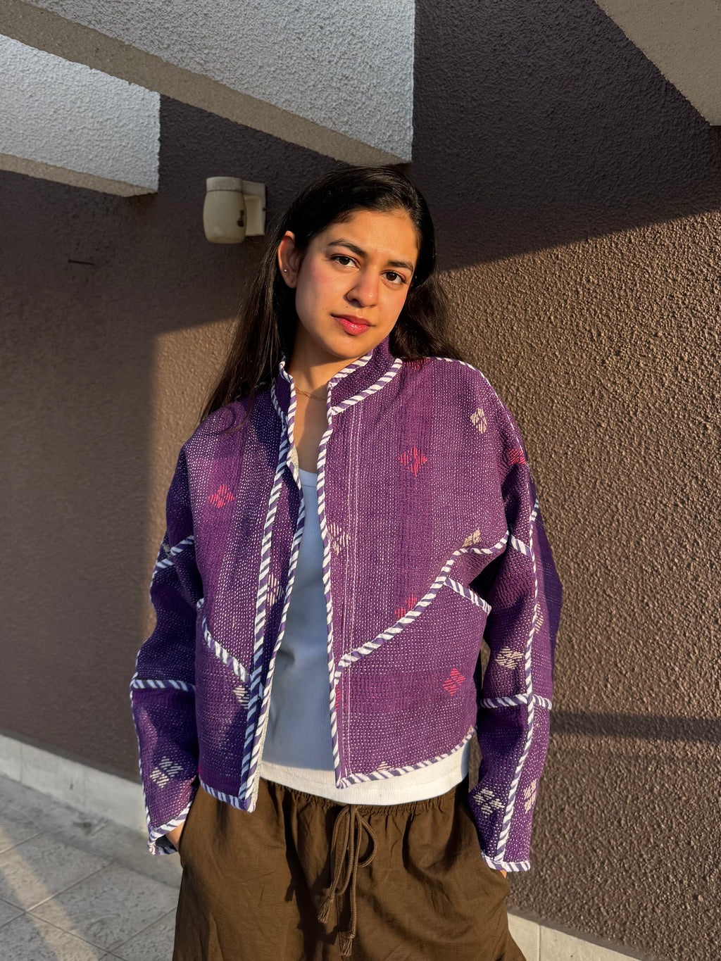 02-Cropped Kantha Jacket
