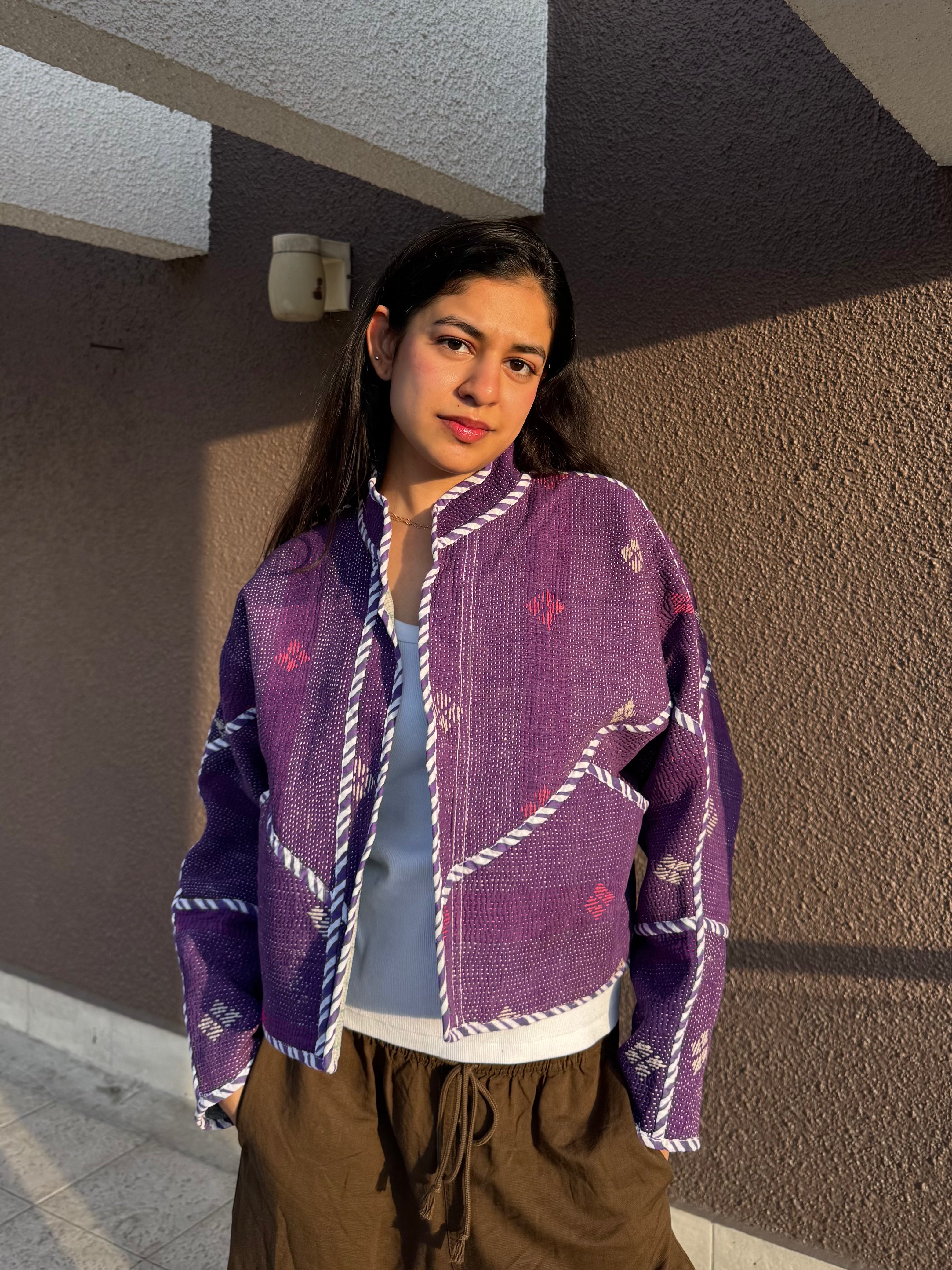 02-Cropped Kantha Jacket