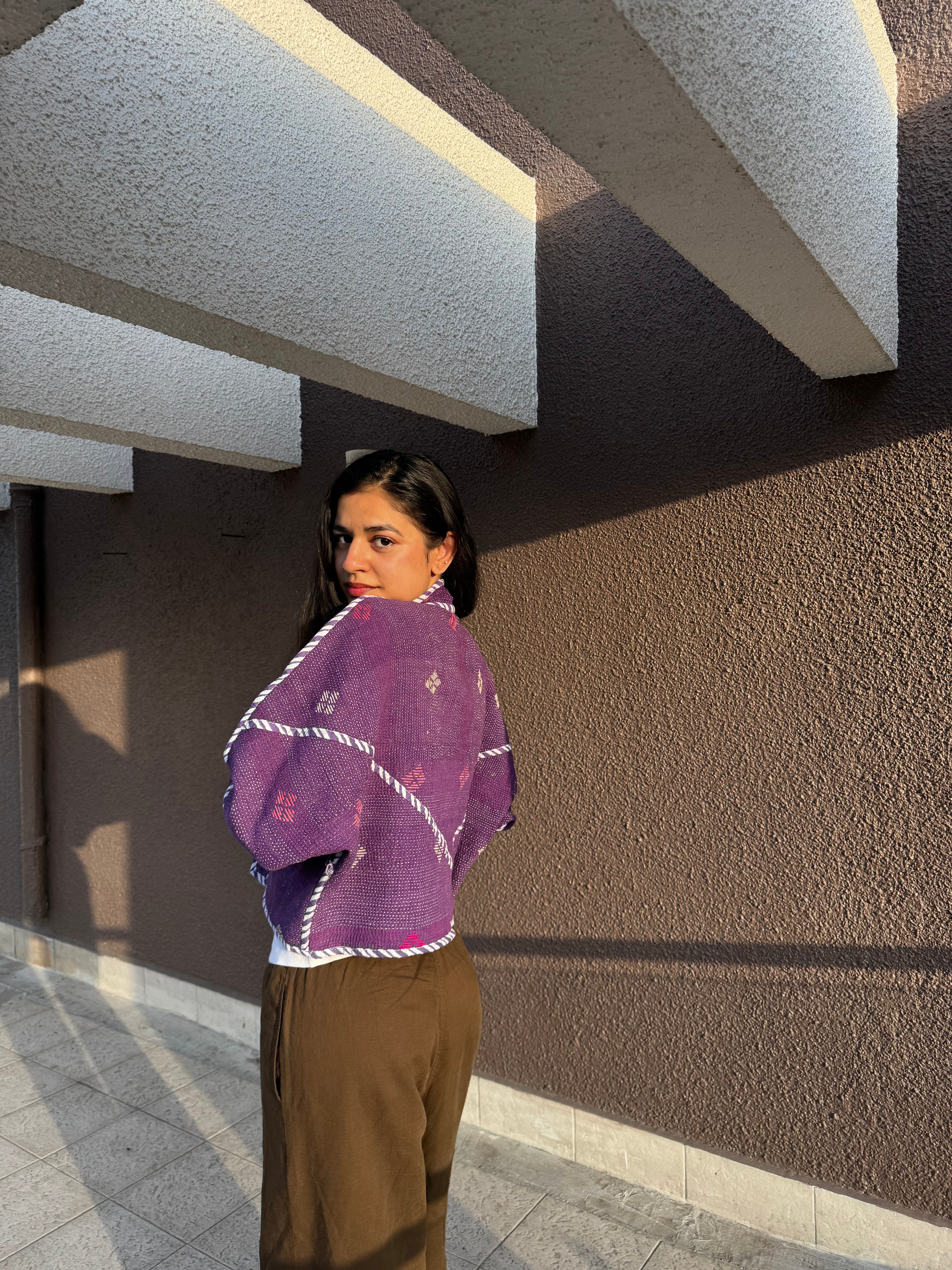 02-Cropped Kantha Jacket