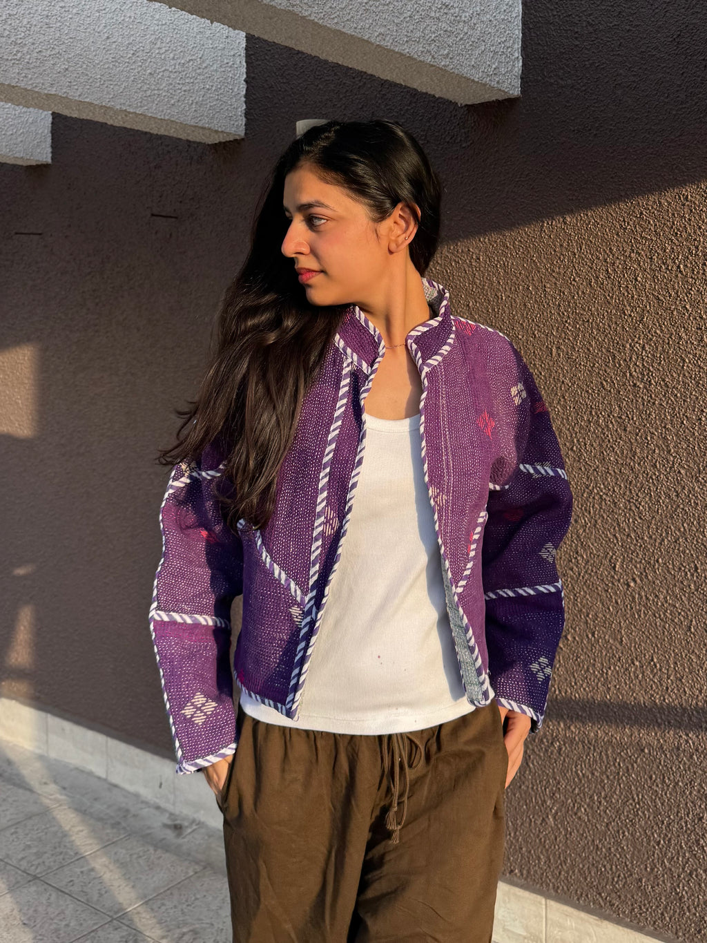 02-Cropped Kantha Jacket