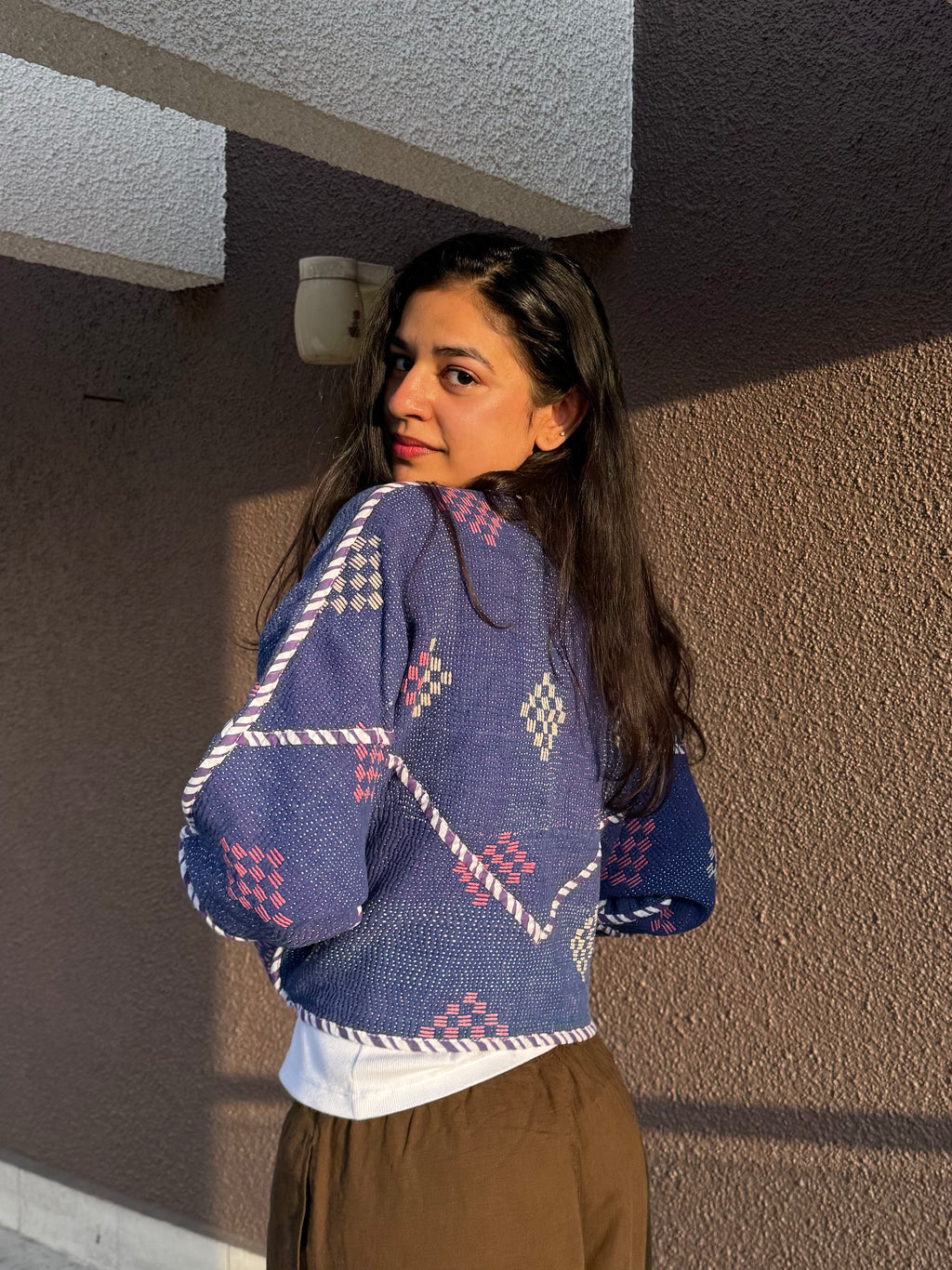 03-Cropped Kantha Jacket