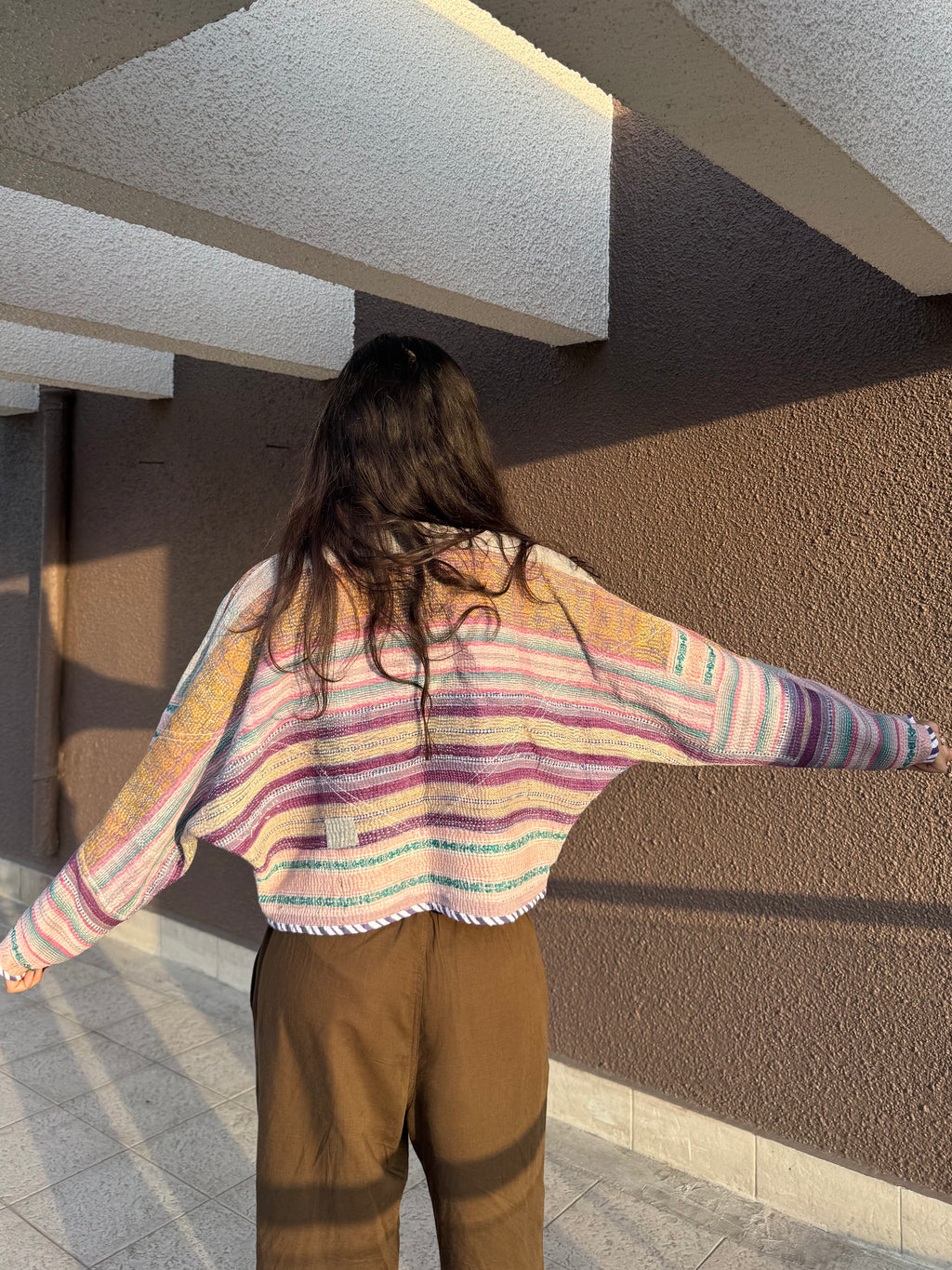 03-Cropped Kantha Jacket