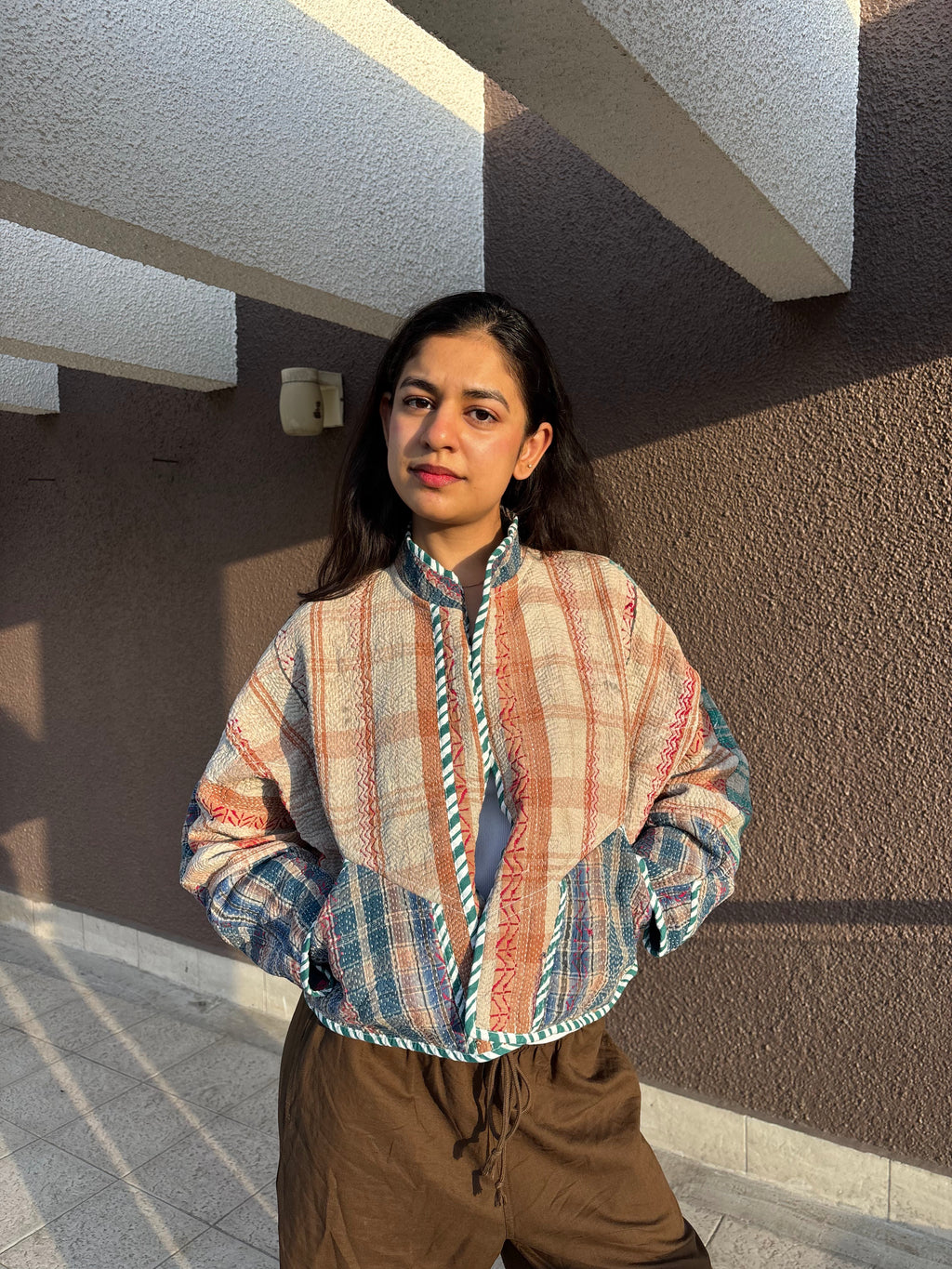 04-Cropped Kantha Jacket