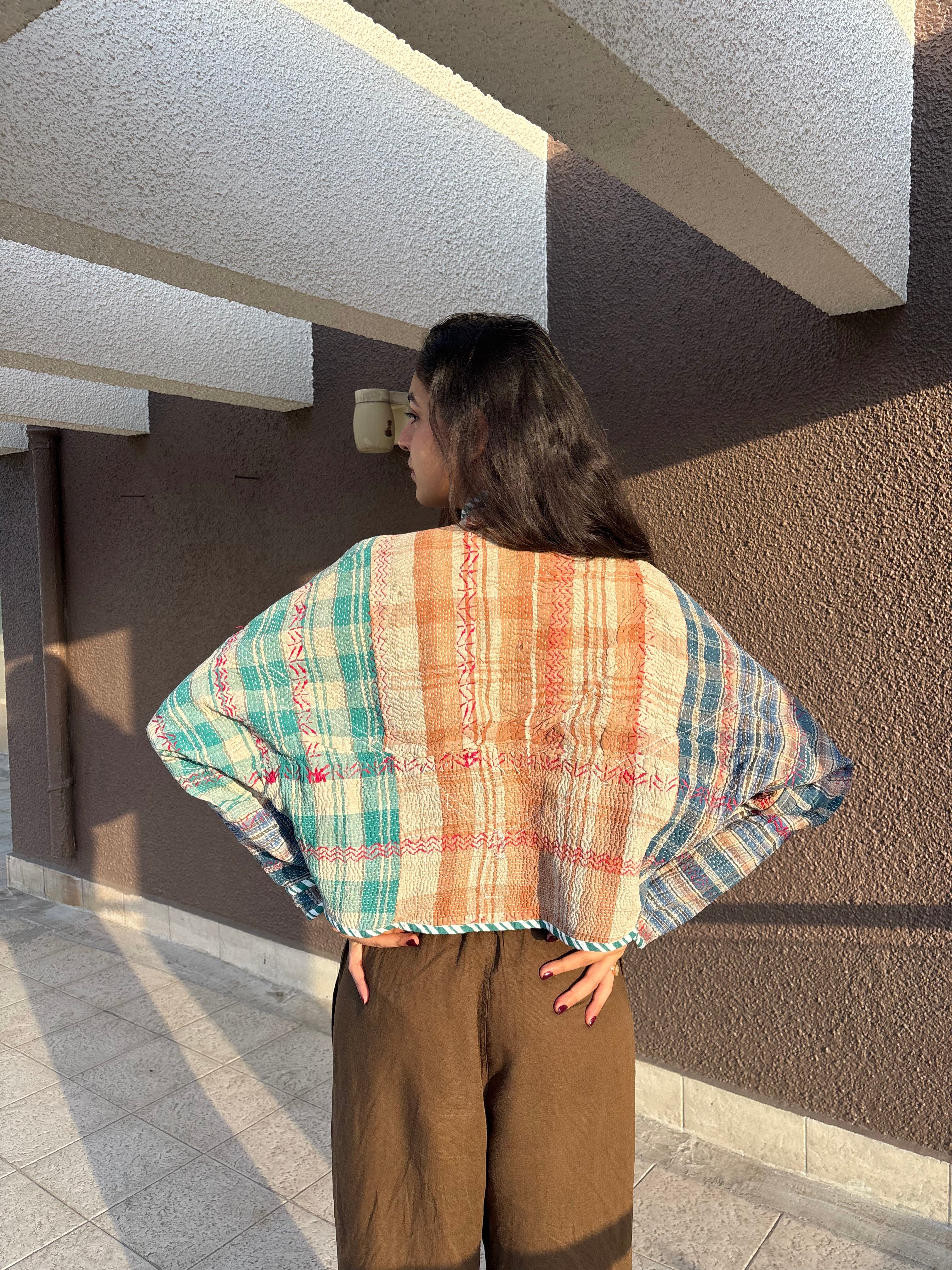 04-Cropped Kantha Jacket