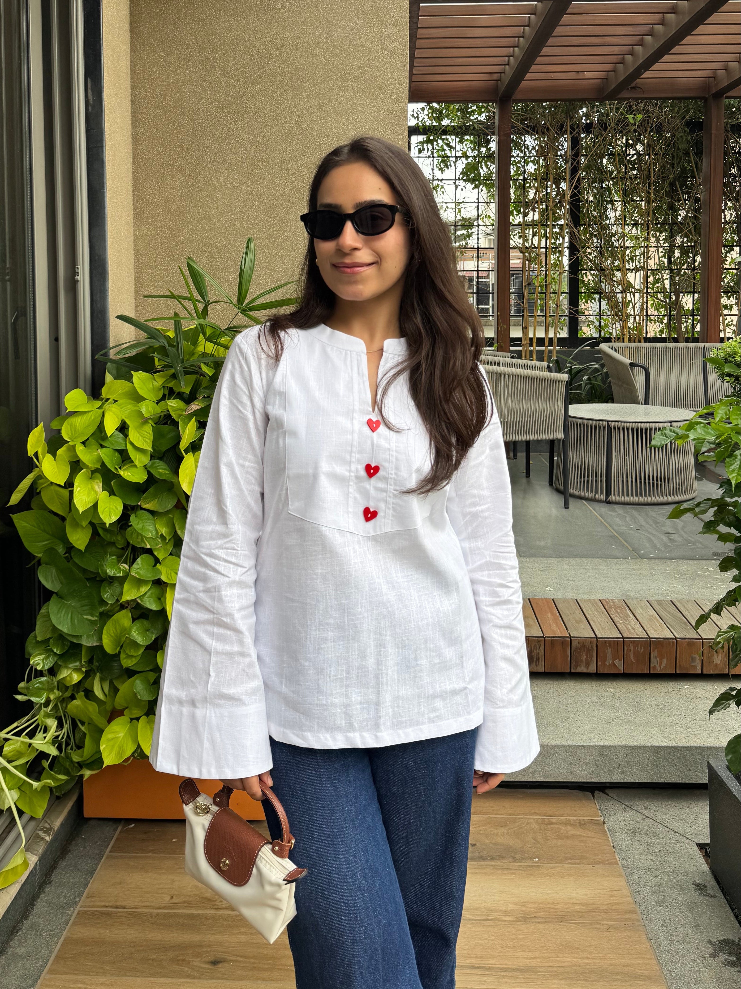 Heart Buttons Top