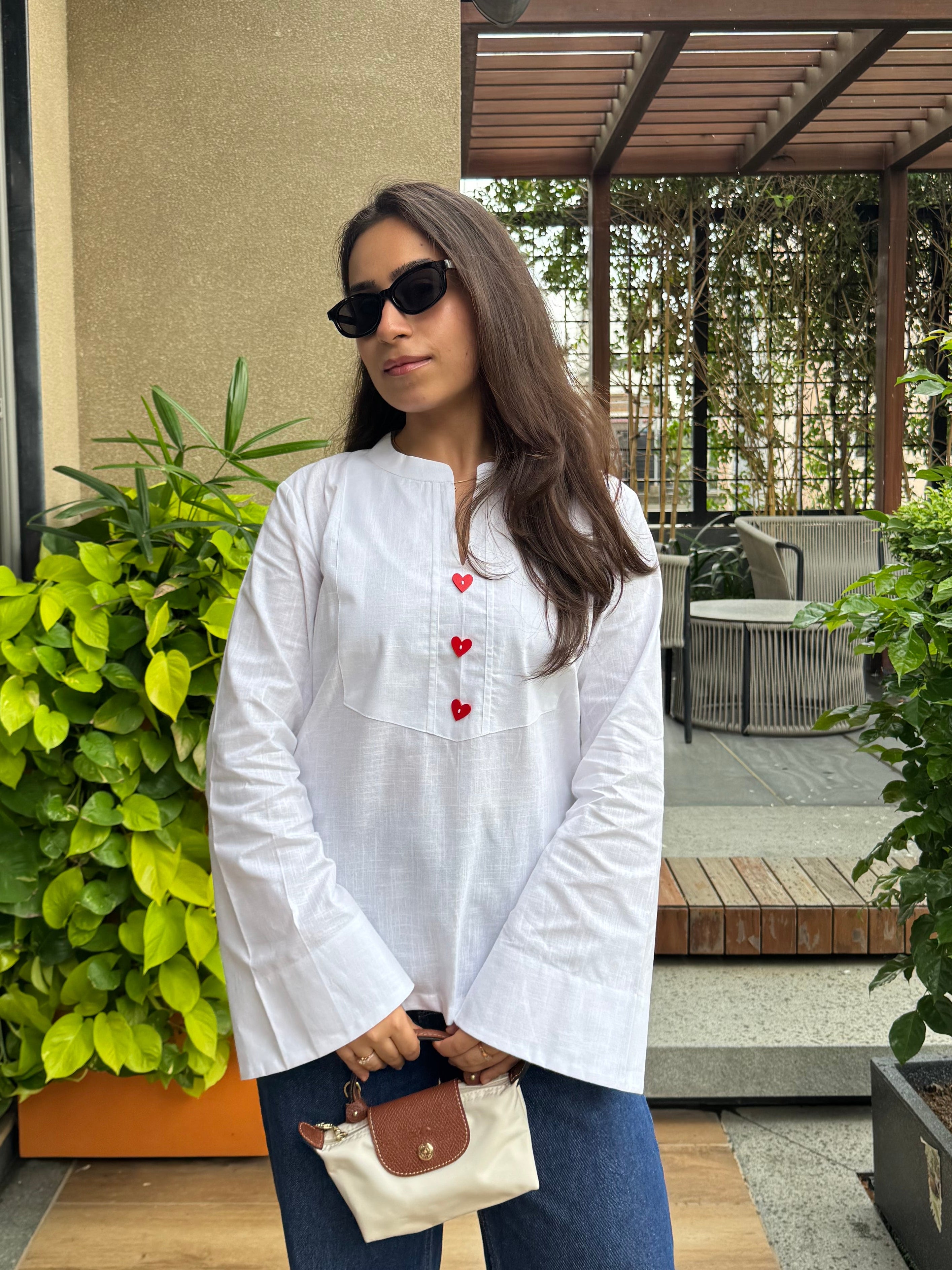 Heart Buttons Top