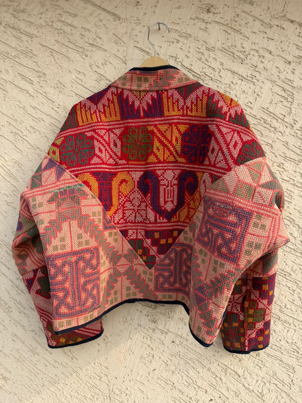 05 Cross Stitched Patchwork Jackets - Reversible