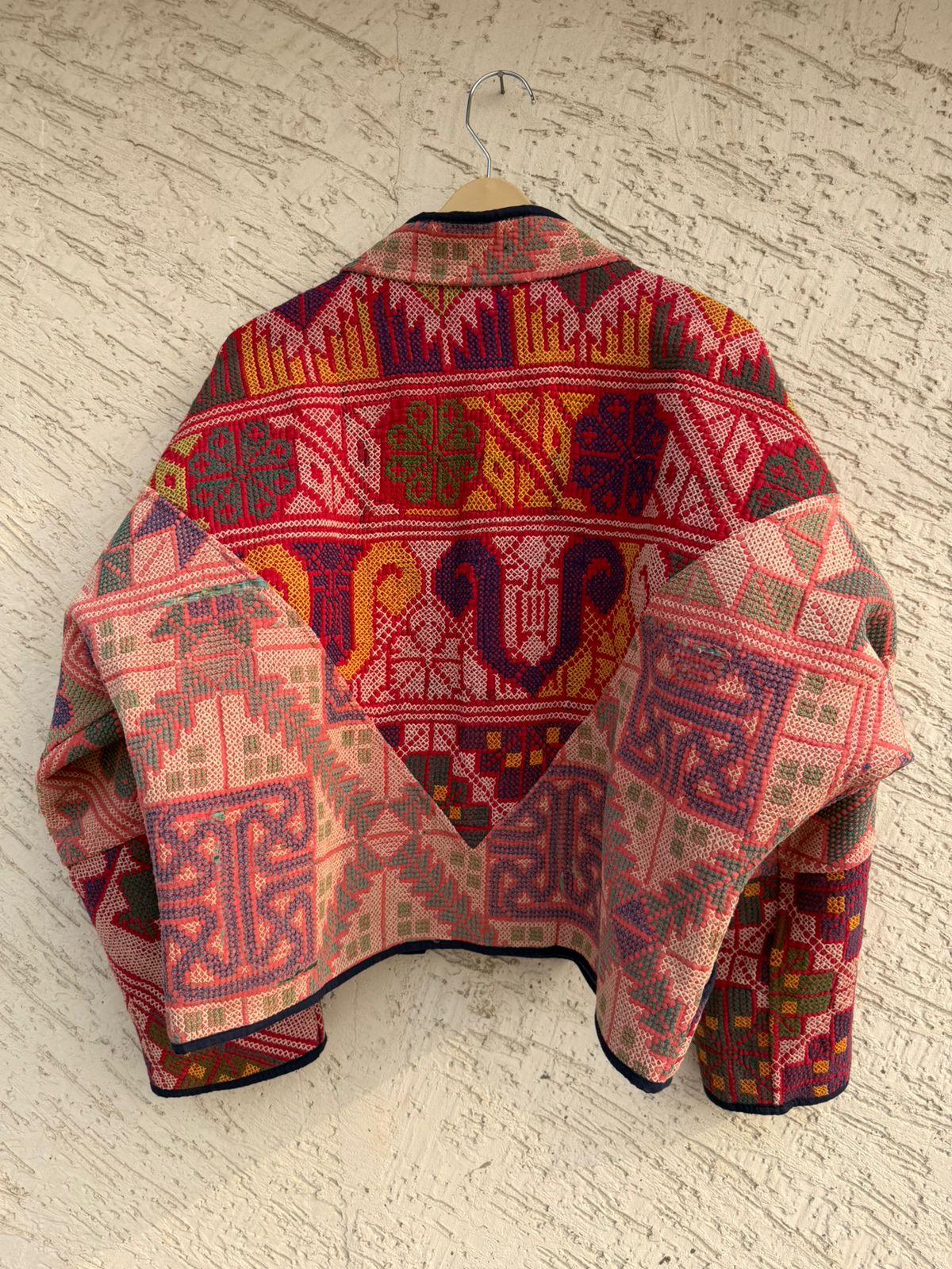05 Cross Stitched Patchwork Jackets - Reversible