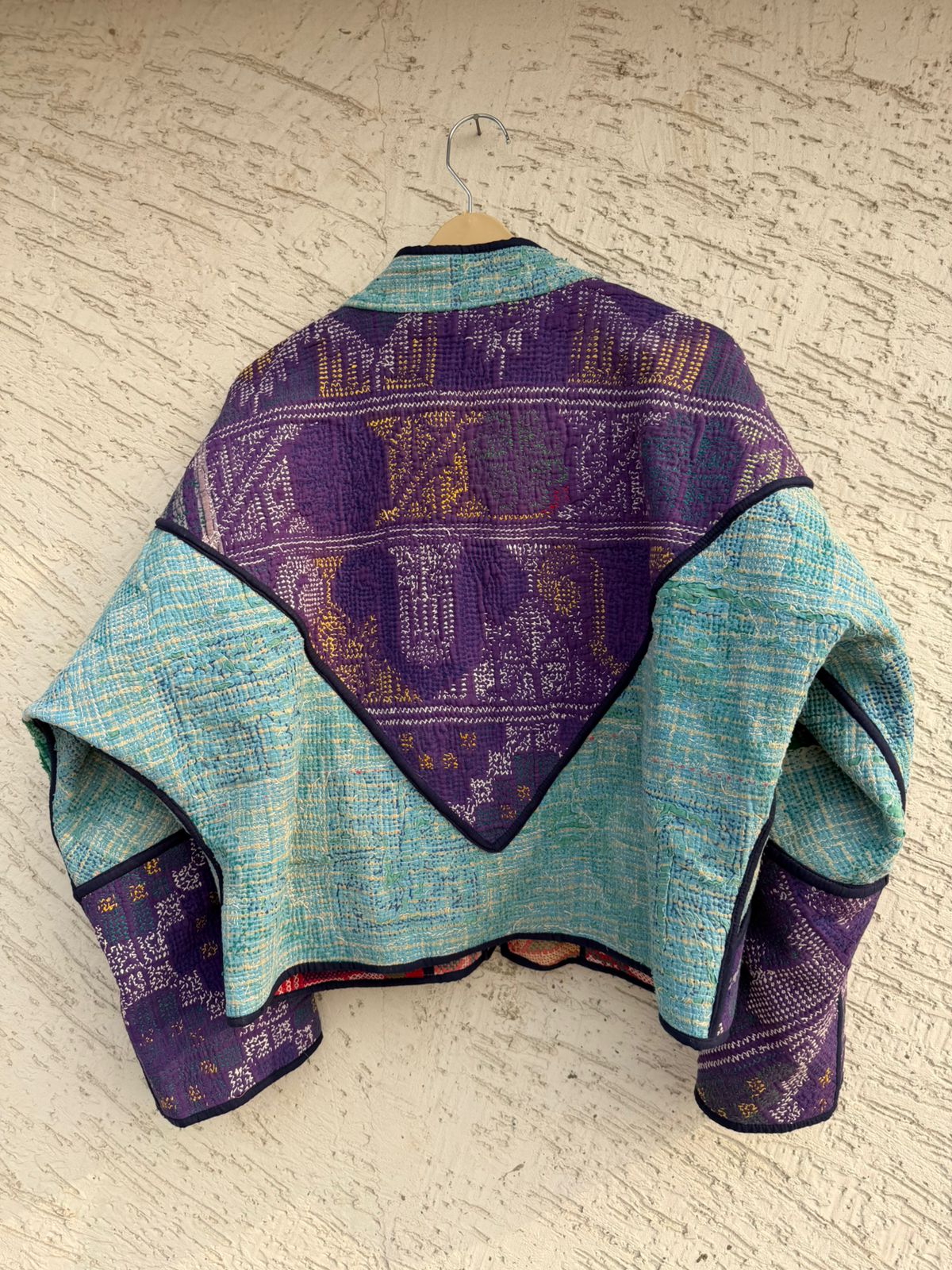 05 Cross Stitched Patchwork Jackets - Reversible