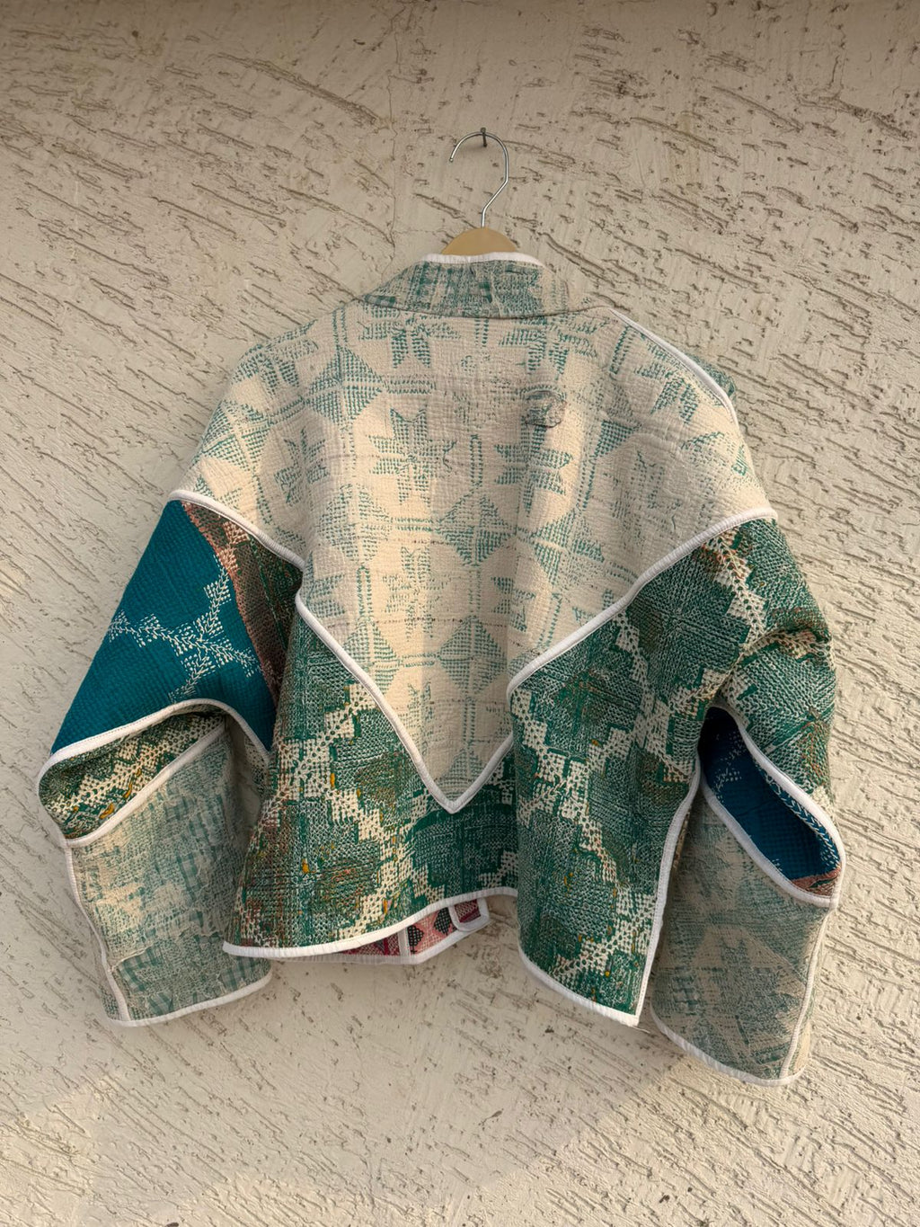 07 Cross Stitched Patchwork Jackets - Reversible