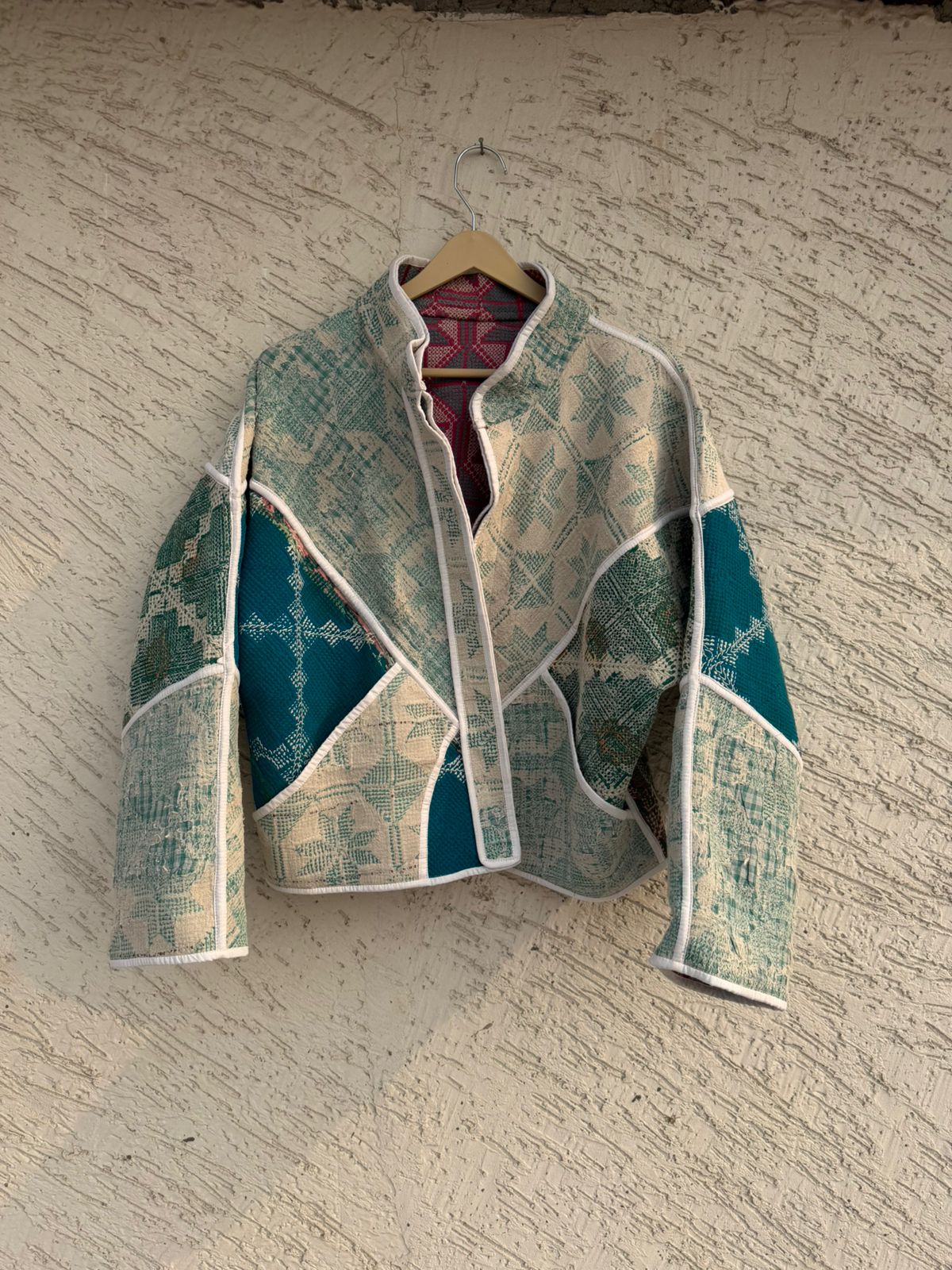 07 Cross Stitched Patchwork Jackets - Reversible
