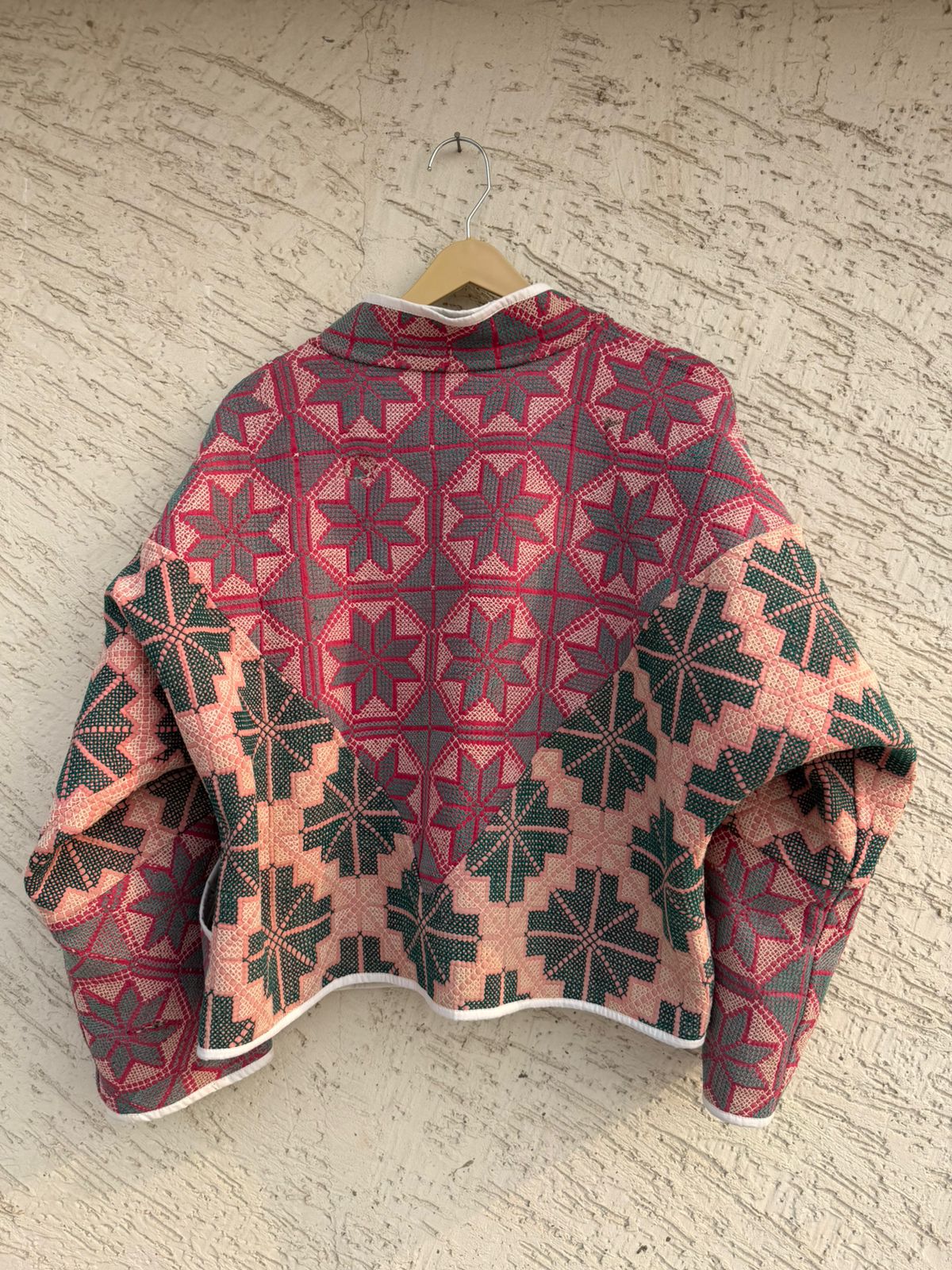 07 Cross Stitched Patchwork Jackets - Reversible