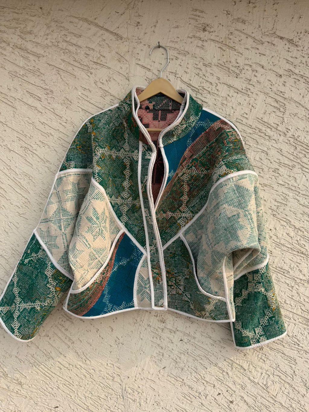 04 Cross Stitched Patchwork Jackets - Reversible