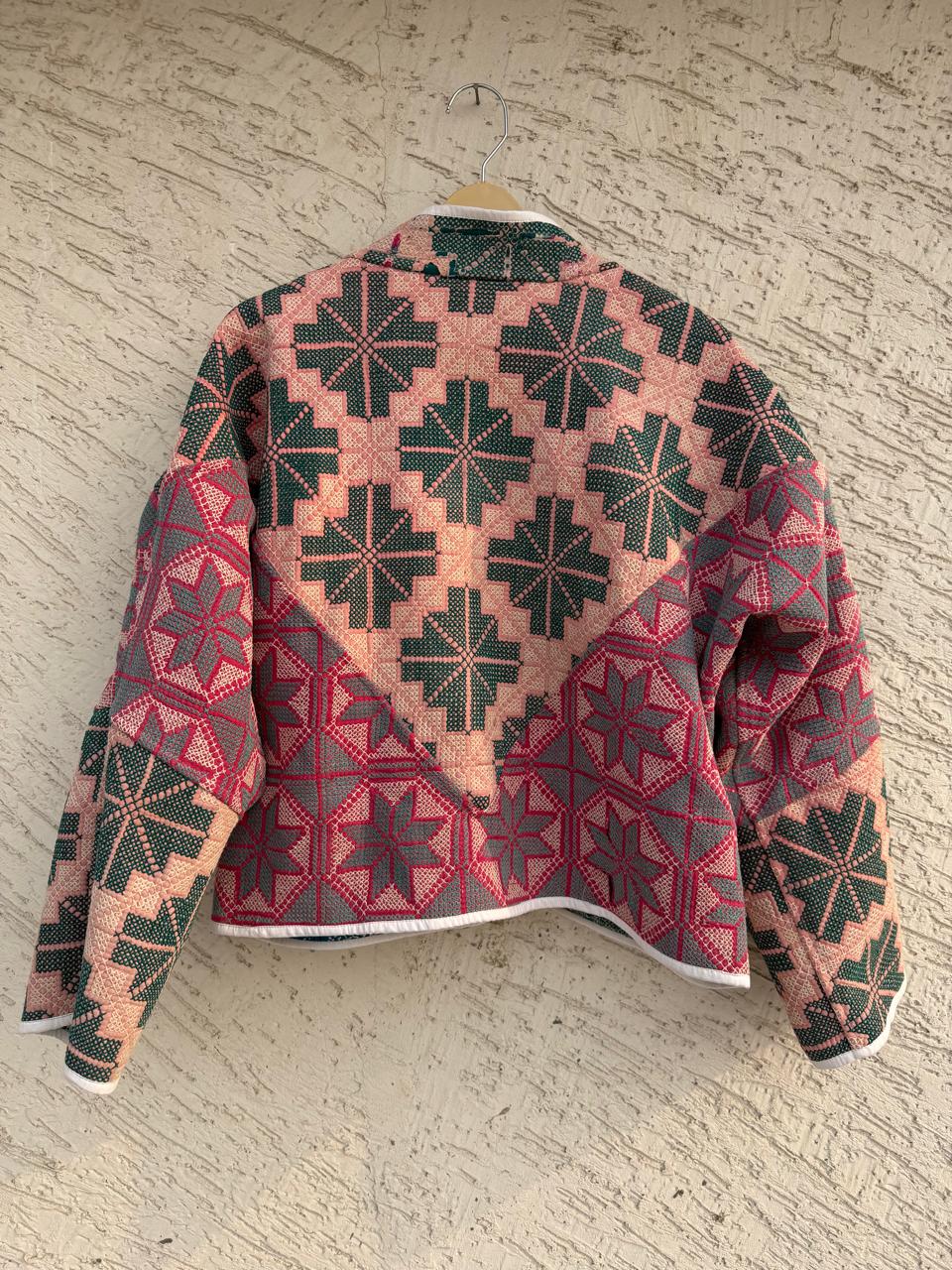 04 Cross Stitched Patchwork Jackets - Reversible