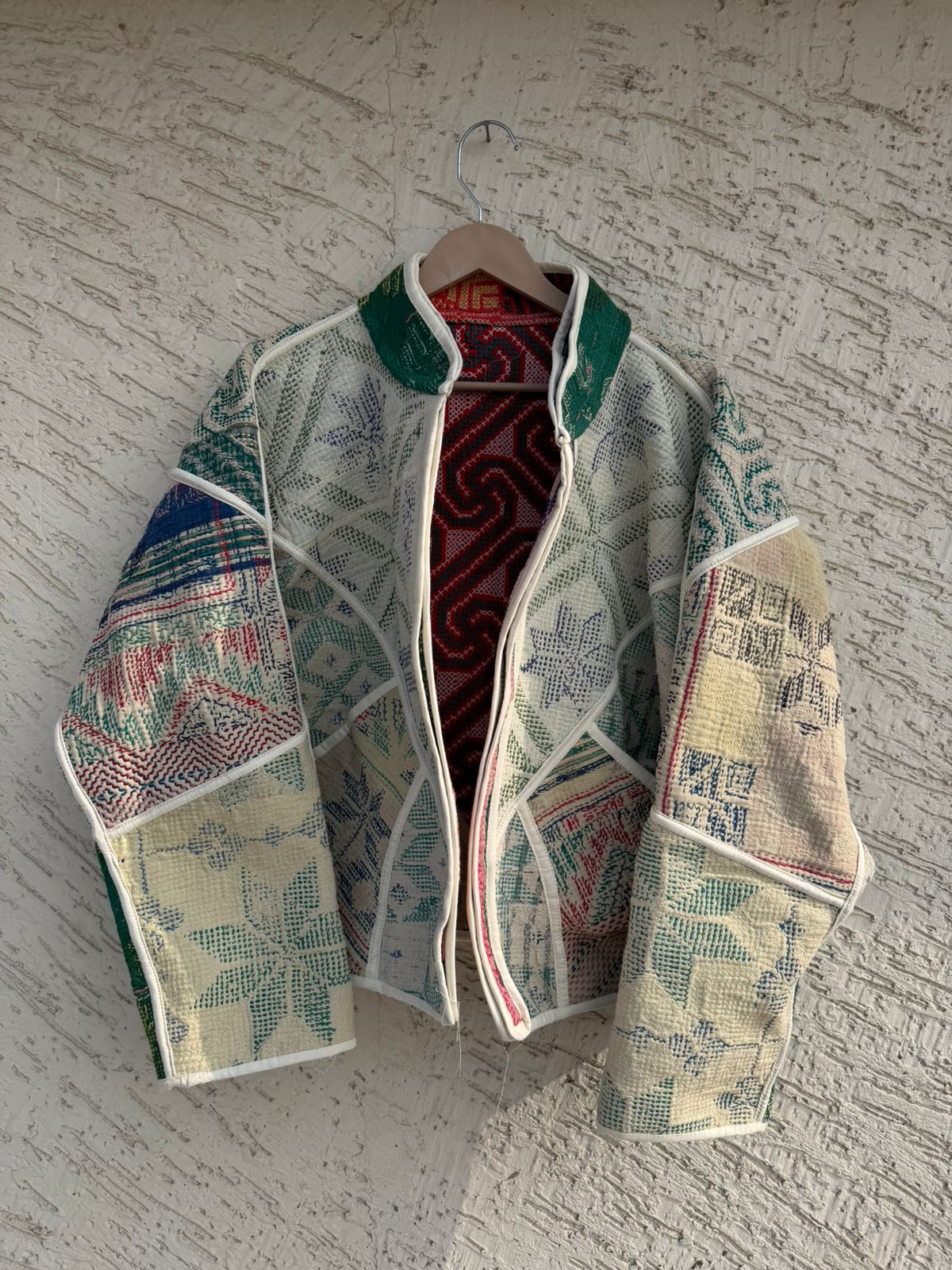 08 Cross Stitched Patchwork Jackets - Reversible