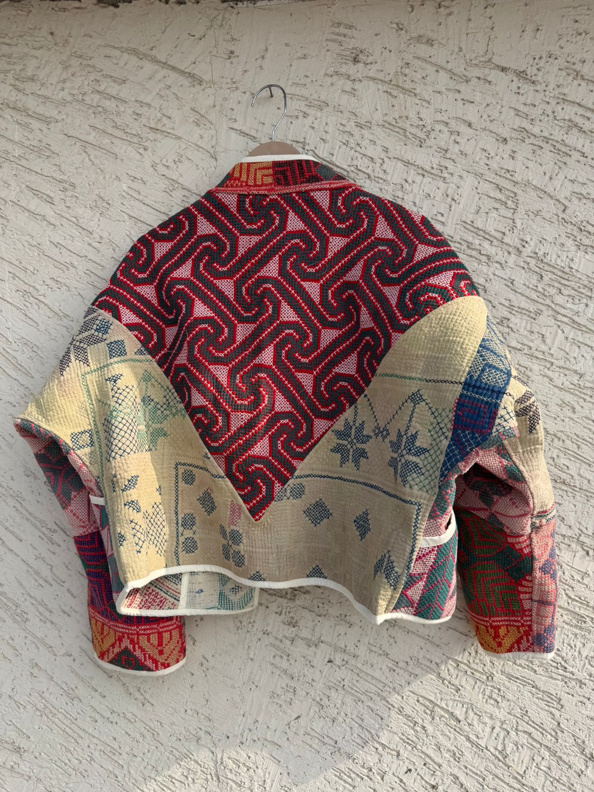 08 Cross Stitched Patchwork Jackets - Reversible