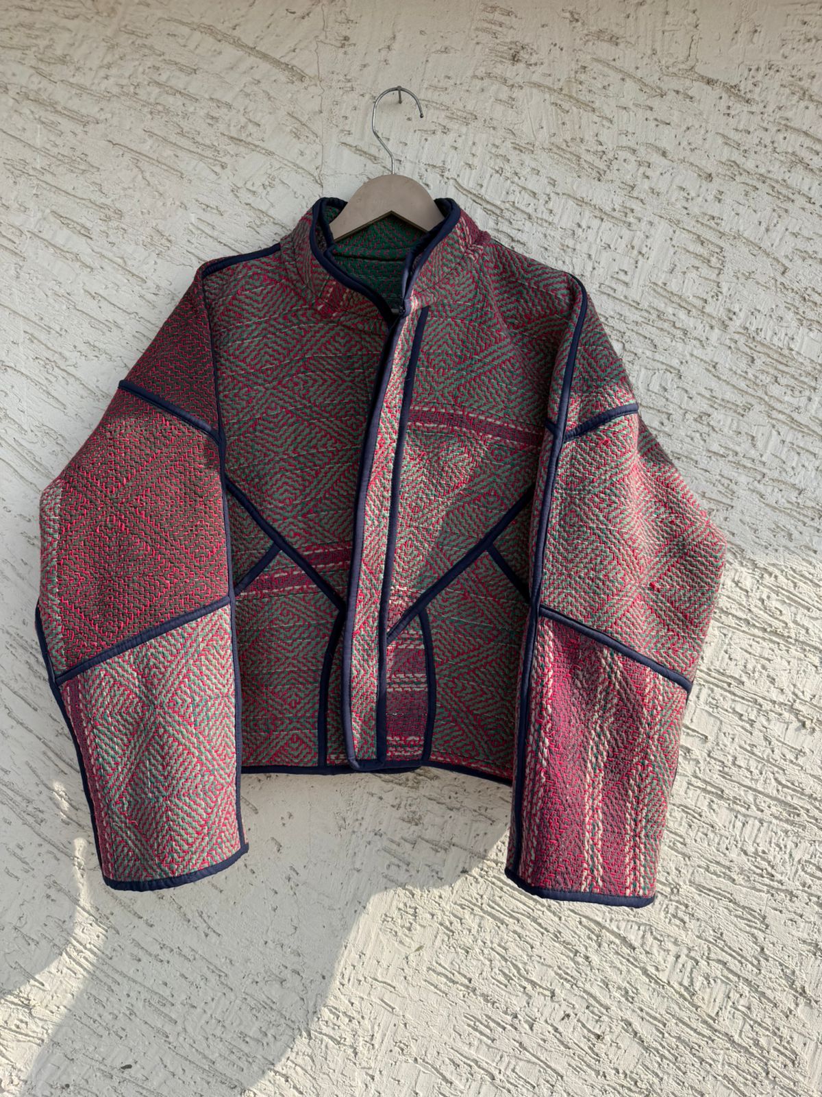 02 Lahori Kantha Jacket - Reversible