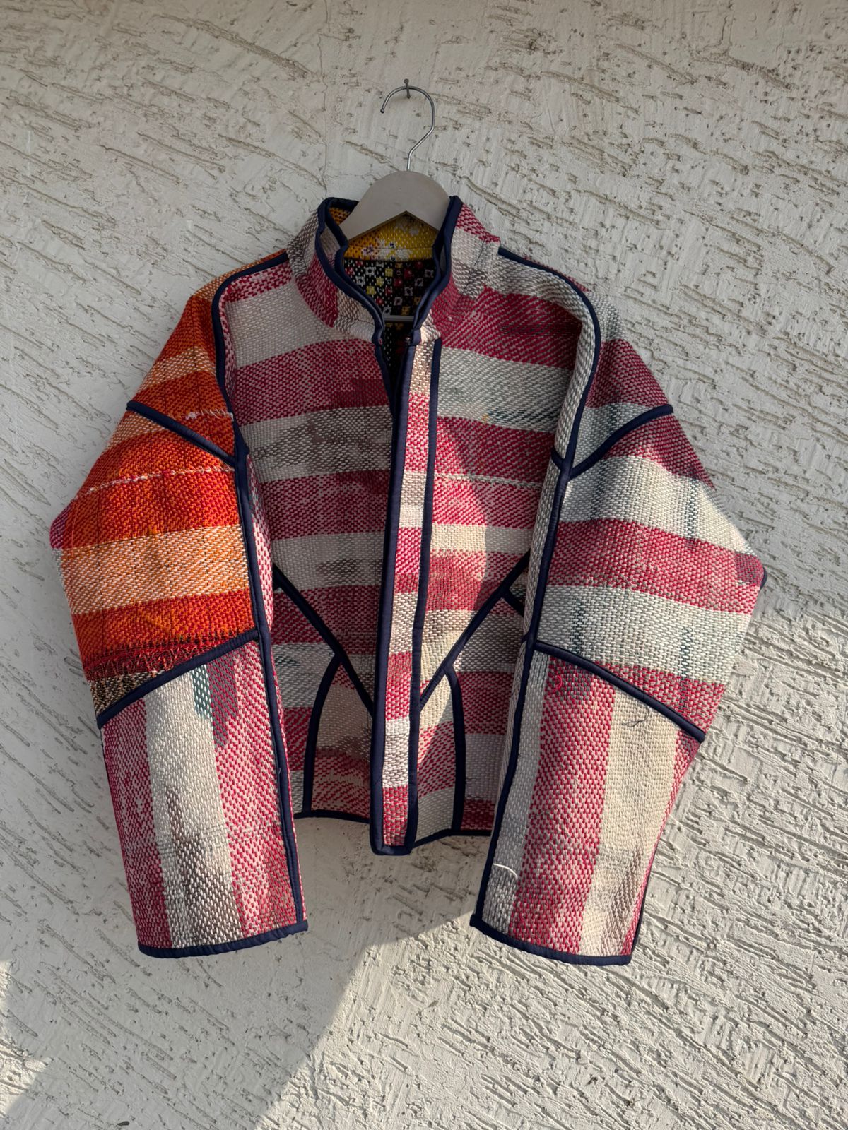 03 Lahori Kantha Jacket - Reversible