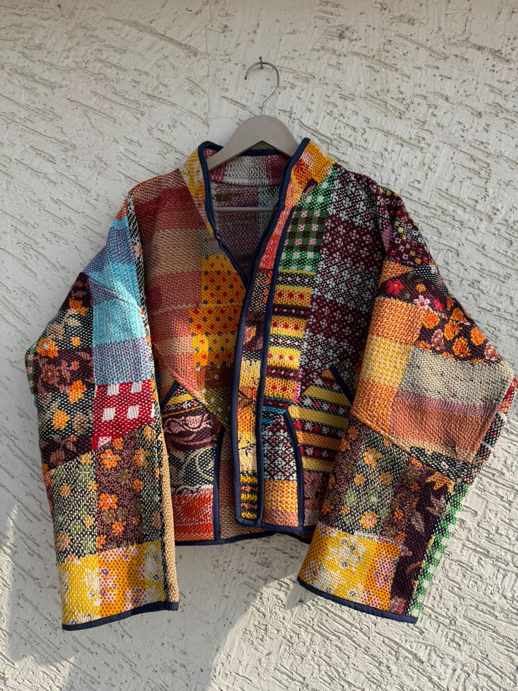 03 Lahori Kantha Jacket - Reversible