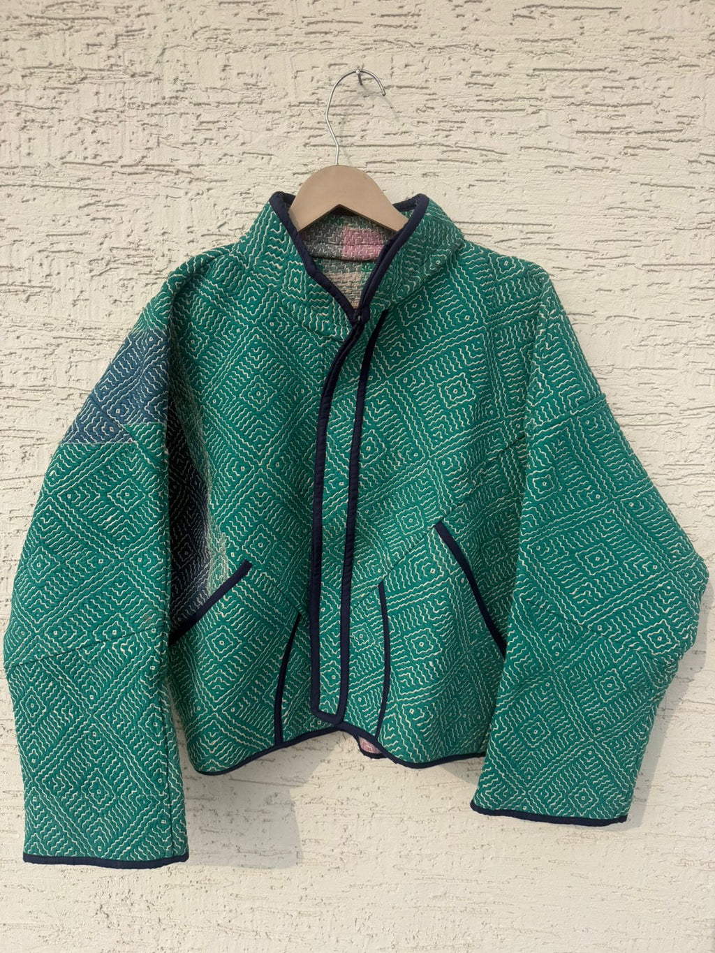 06 Lahori Kantha Jacket - Reversible