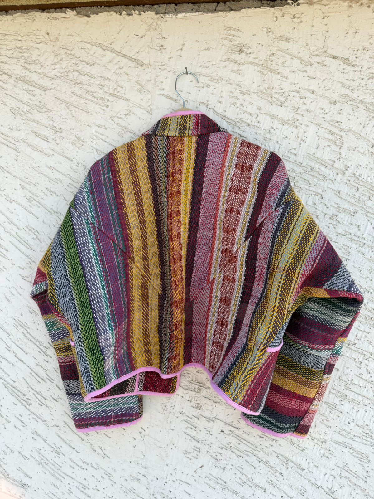 07 Lahori Kantha Jacket - Reversible