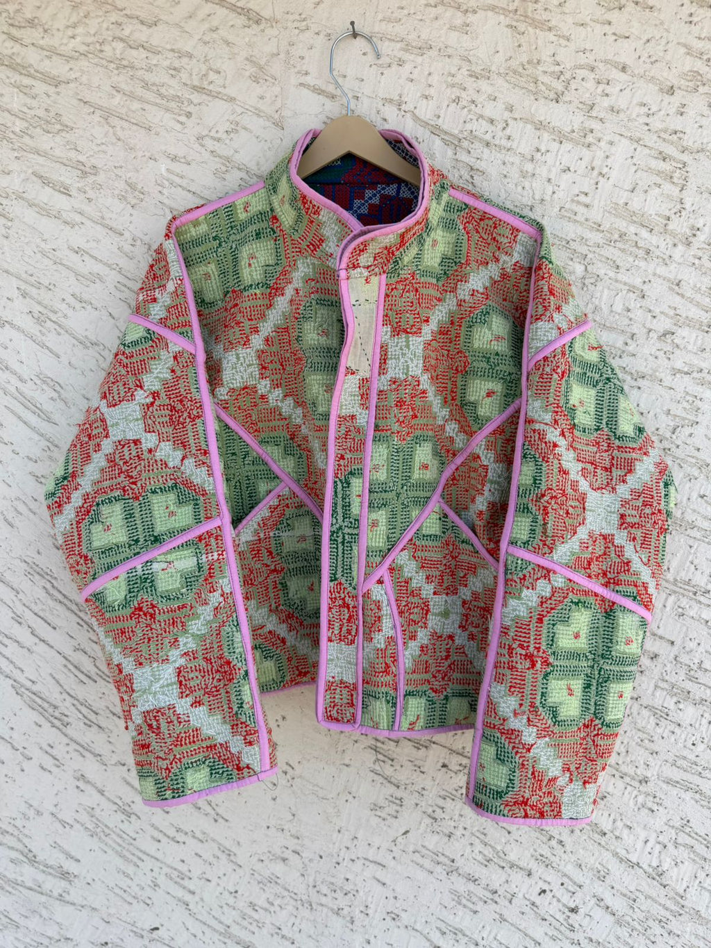 19 Cross Stitched Patchwork Jackets - Reversible