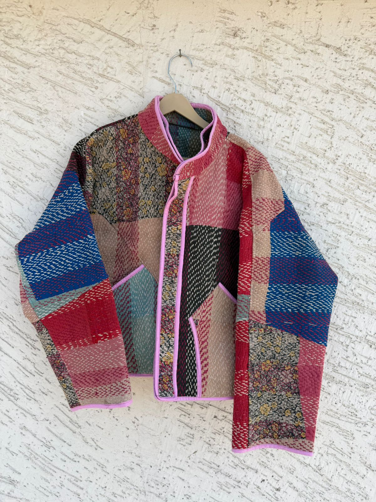08 Lahori Kantha Jacket - Reversible