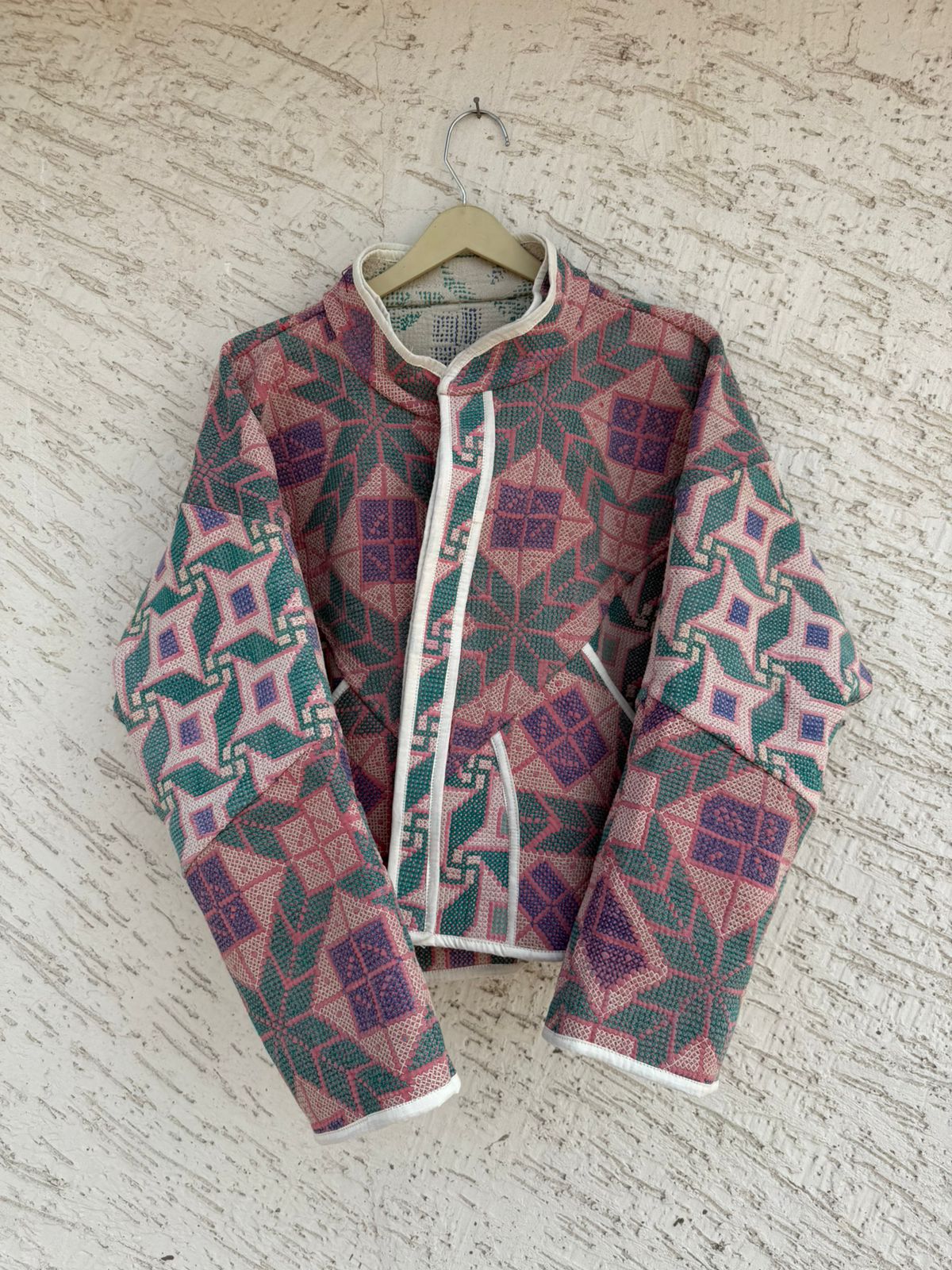 26 Cross Stitched Patchwork Jackets - Reversible