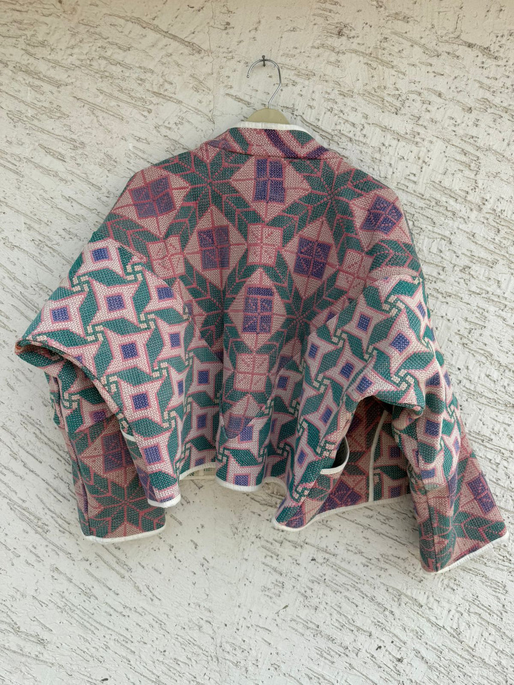 26 Cross Stitched Patchwork Jackets - Reversible