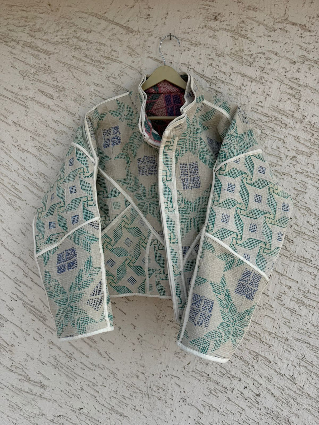 26 Cross Stitched Patchwork Jackets - Reversible