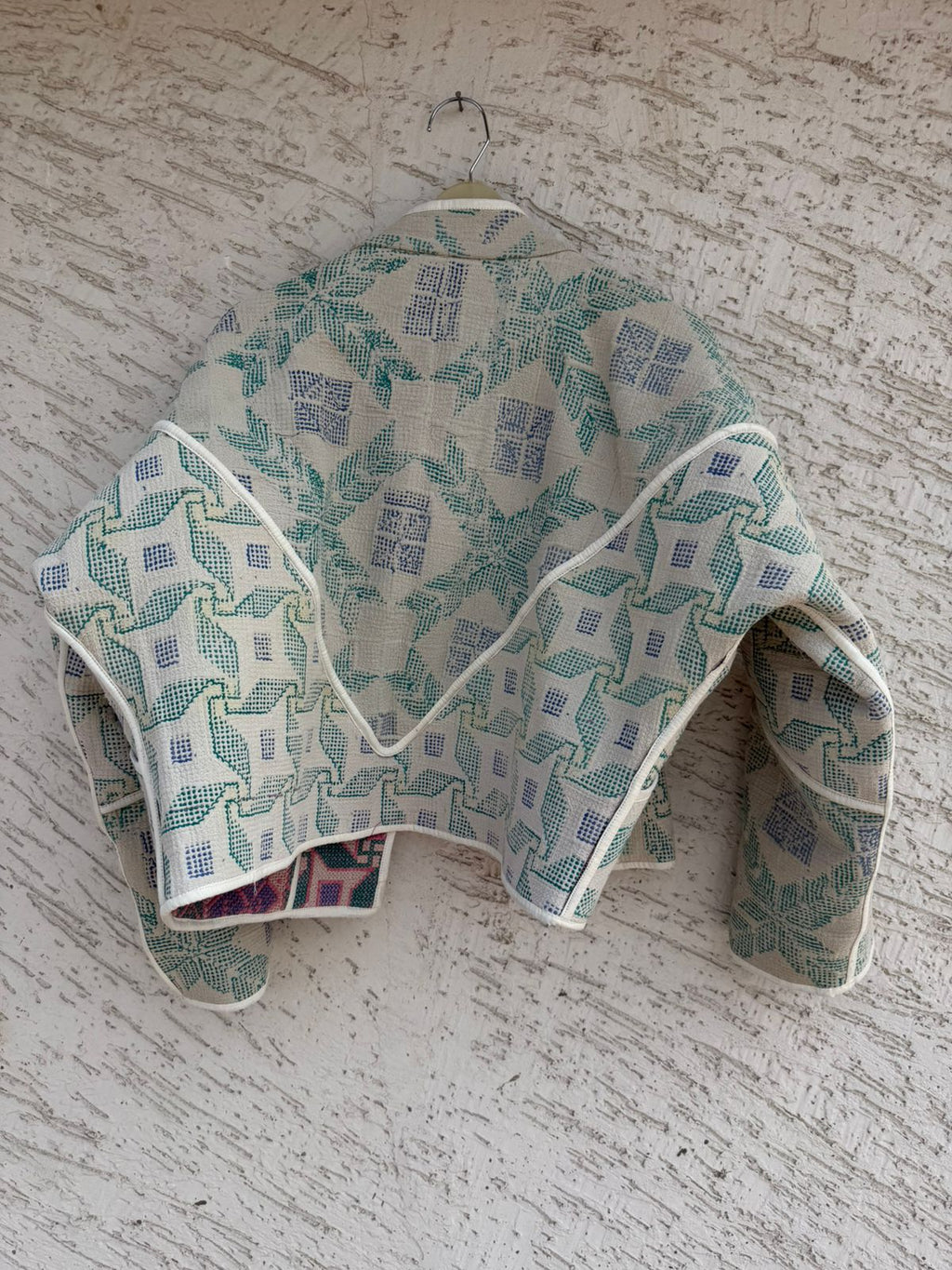 26 Cross Stitched Patchwork Jackets - Reversible