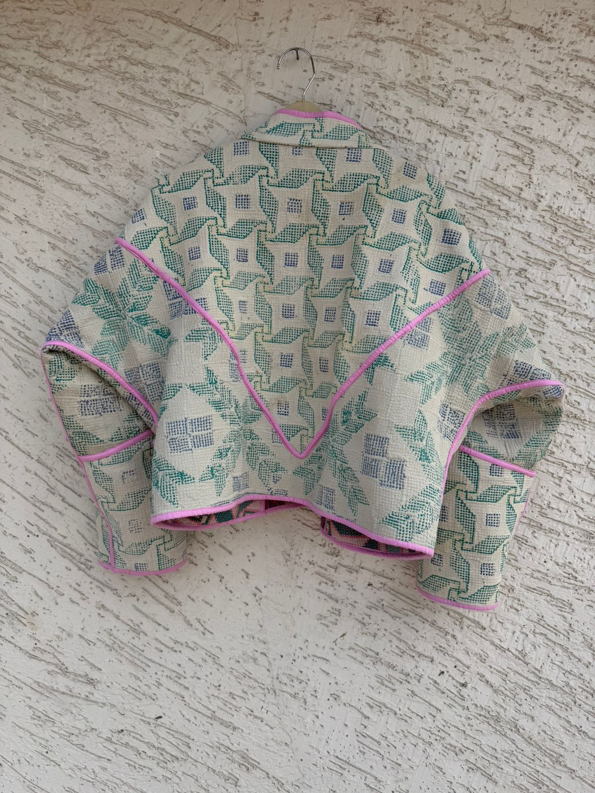 27 Cross Stitched Patchwork Jackets - Reversible