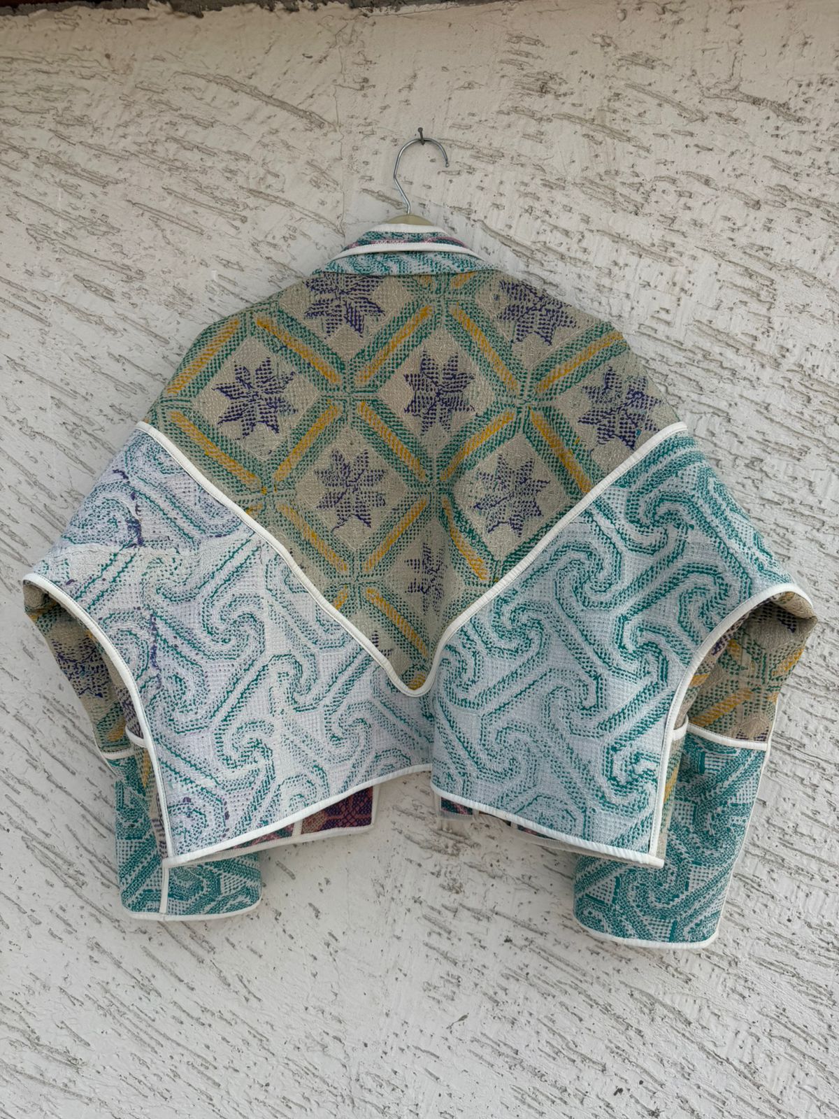 28 Cross Stitched Patchwork Jackets - Reversible