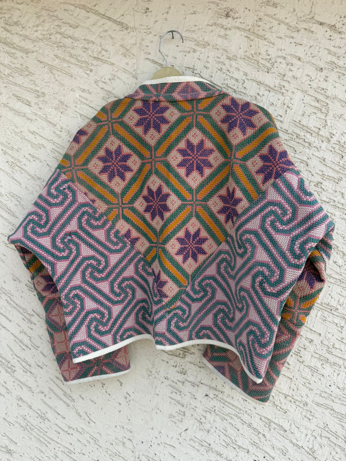 29 Cross Stitched Patchwork Jackets - Reversible