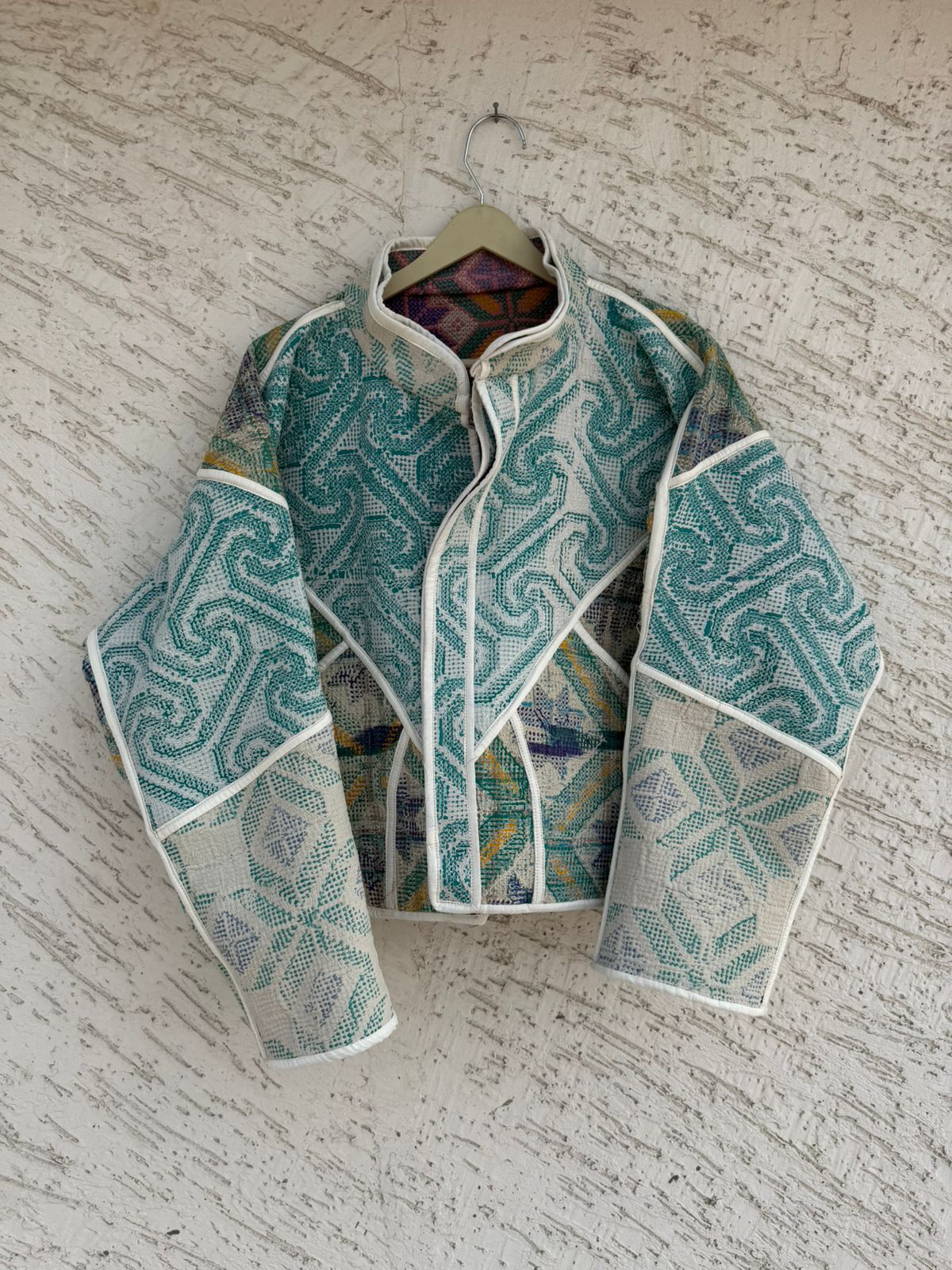 29 Cross Stitched Patchwork Jackets - Reversible