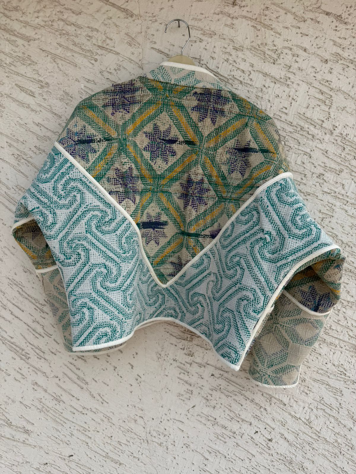 29 Cross Stitched Patchwork Jackets - Reversible