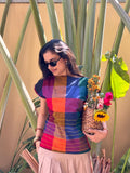 Madras Checks Box Top