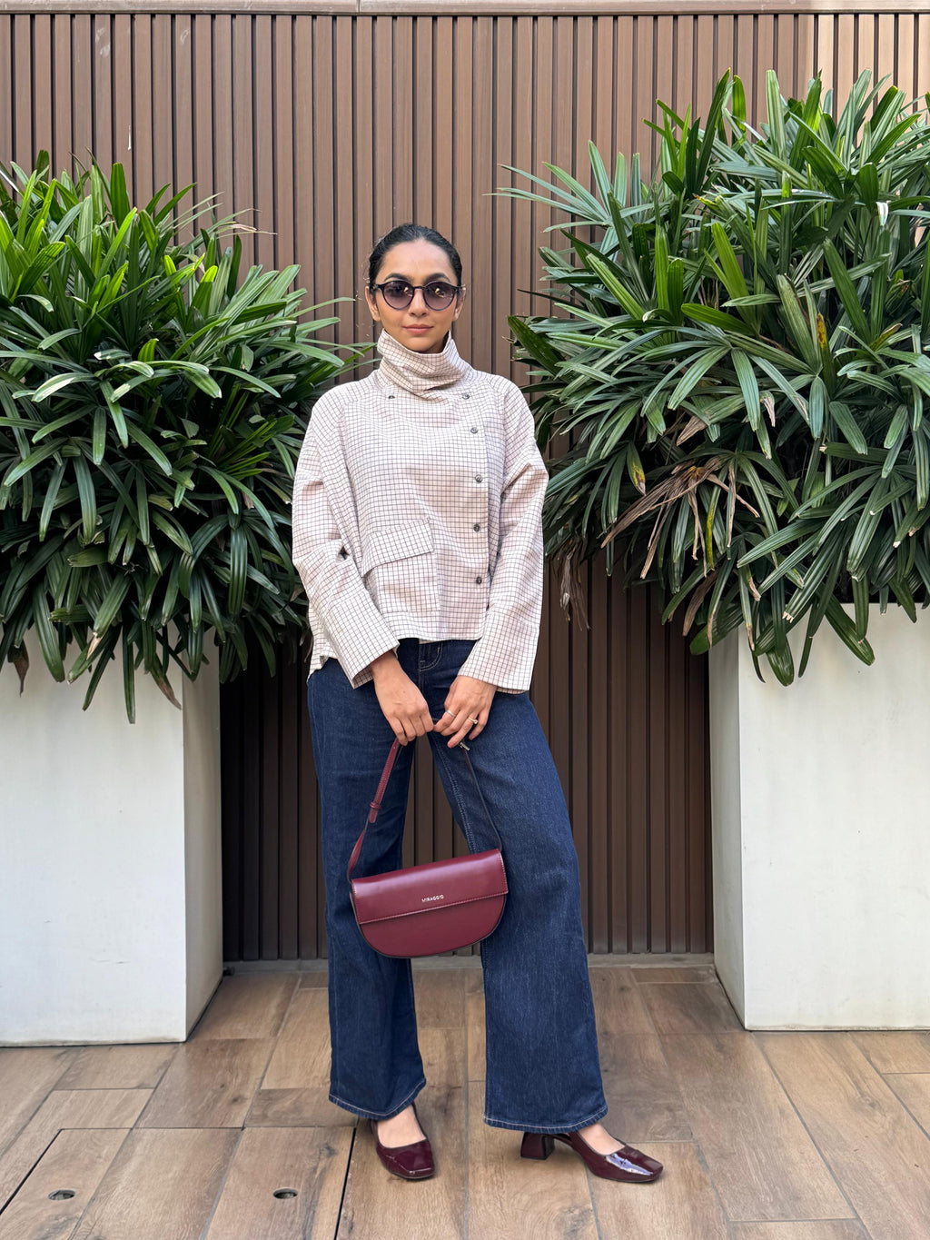 Funnel Neck Shirt