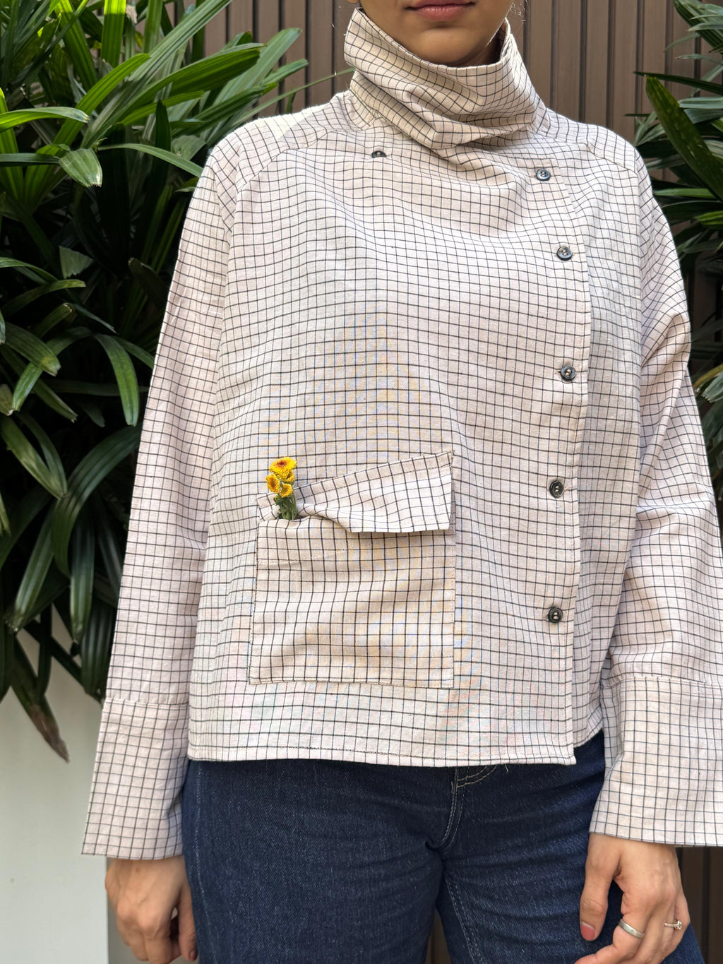 Funnel Neck Shirt