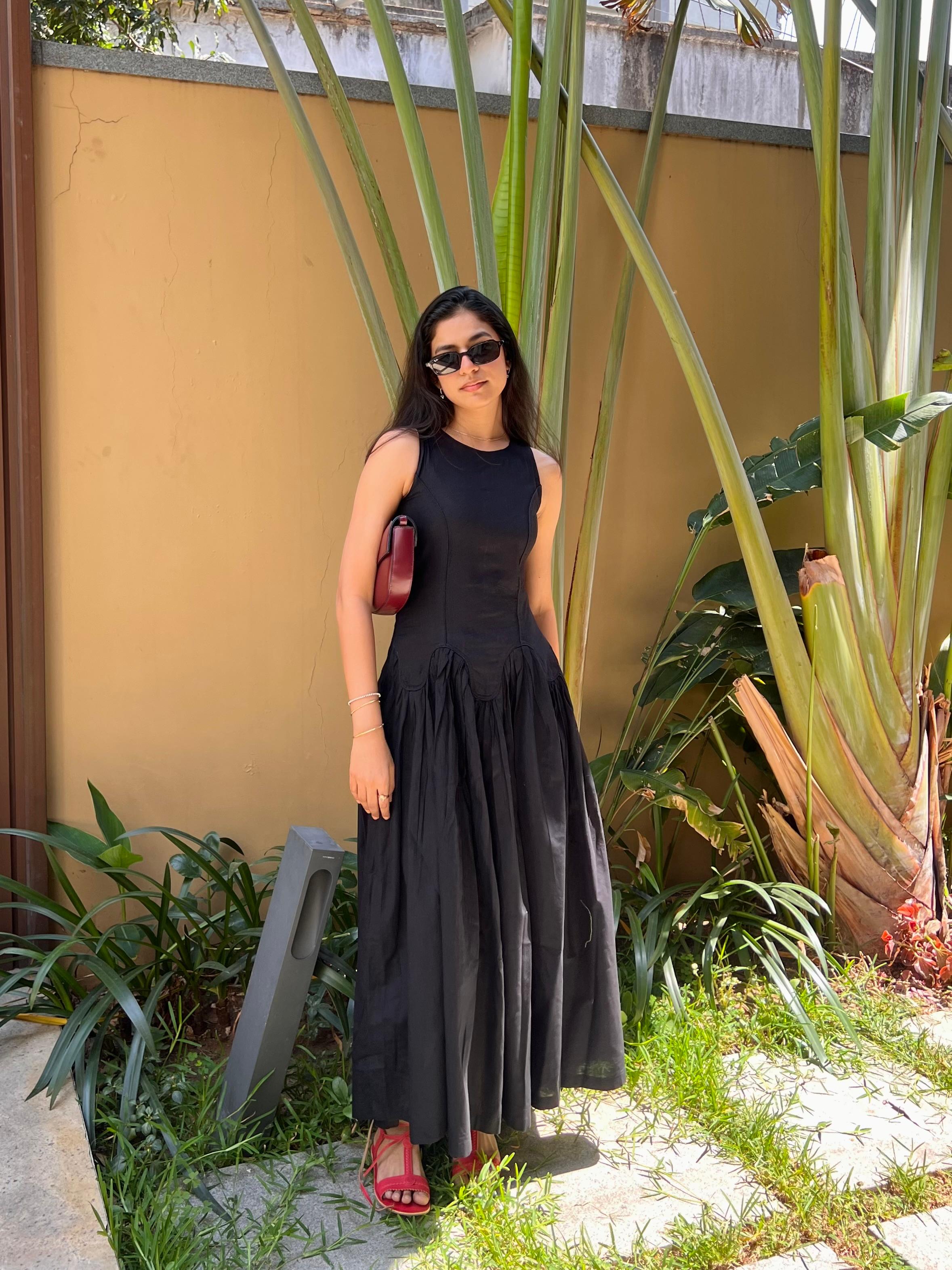 Black Drama Maxi Dress