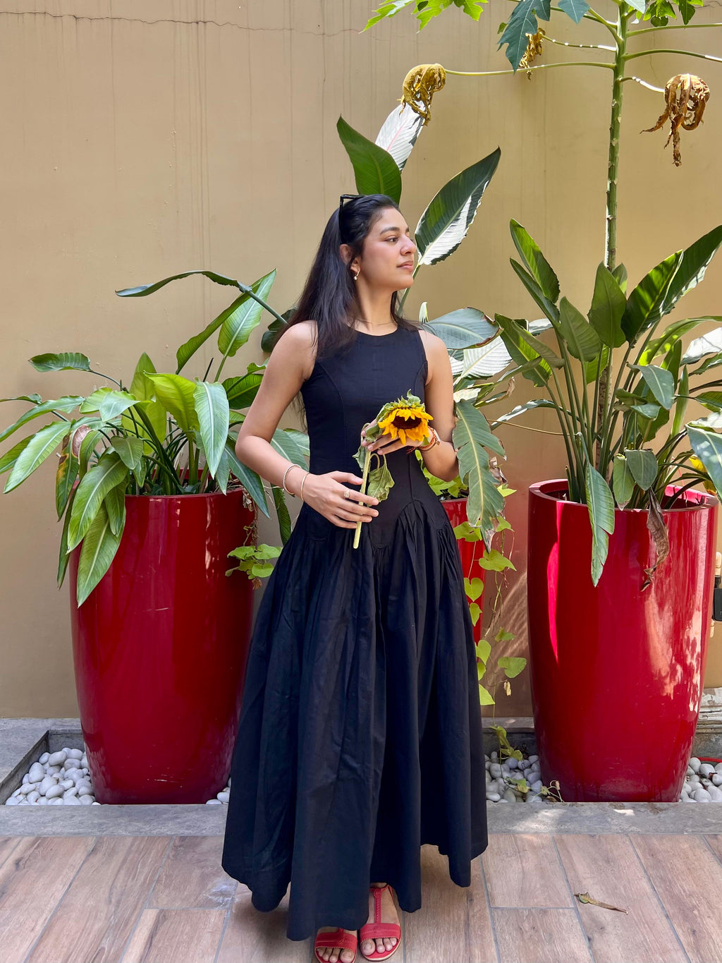 Black Drama Maxi Dress