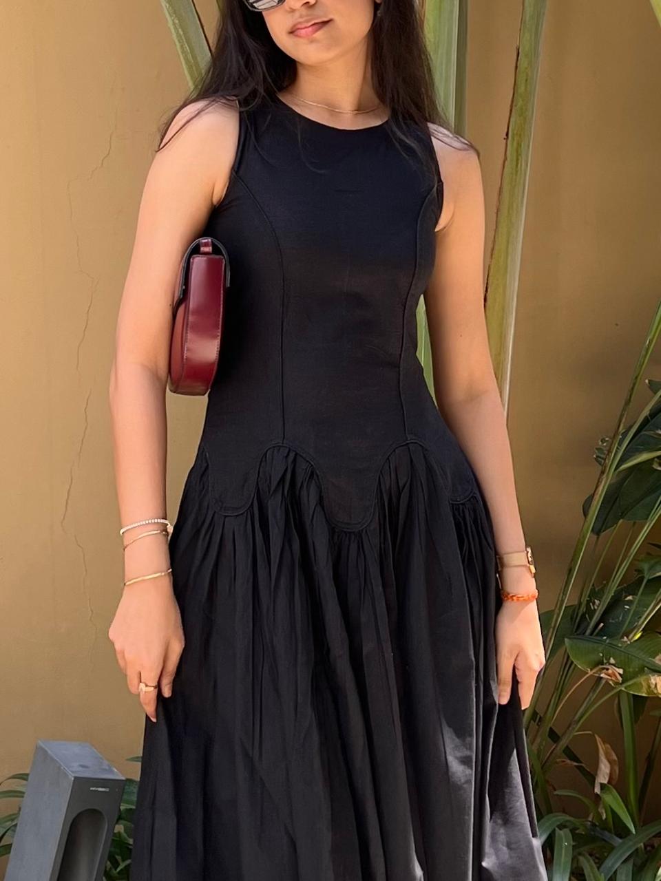 Black Drama Maxi Dress