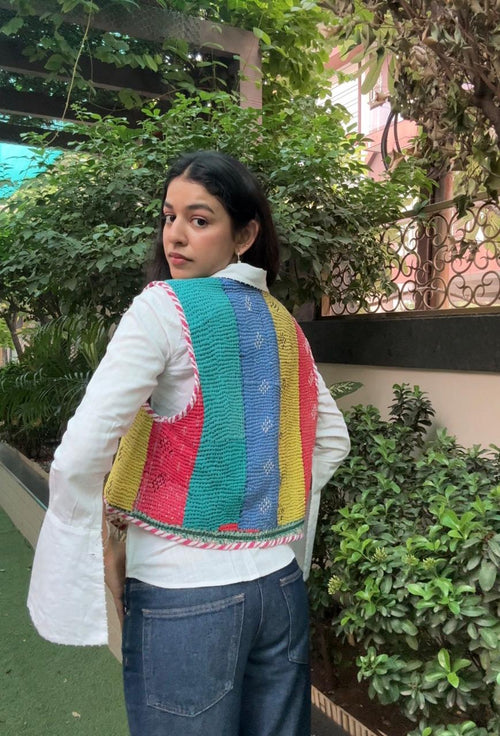 06- Kantha Vest